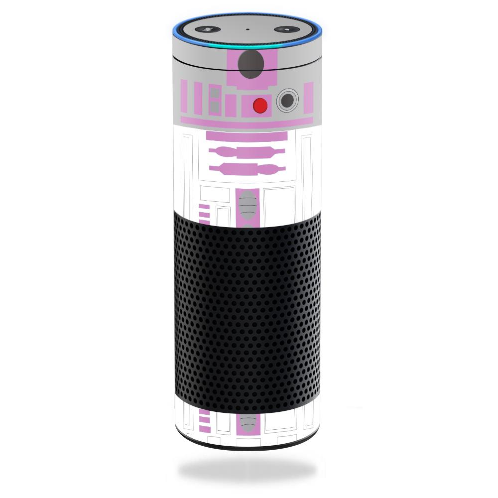 MightySkins VSNS70238  AMECHO-Pink Cyber Bot Skin Decal Wrap for Amazon Echo- Pink Cyber Bot