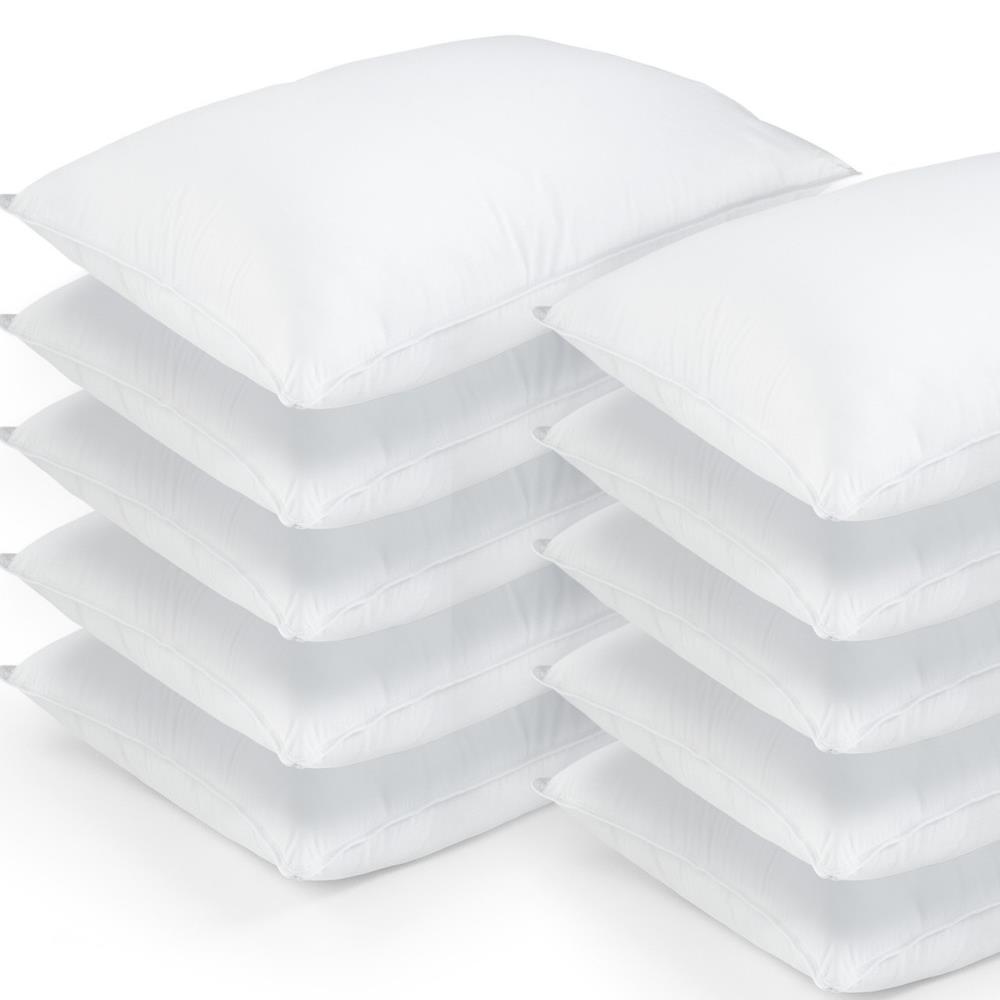 DOWNLITE Soft Density 230 TC Value 4 Pack Pillows - King Size