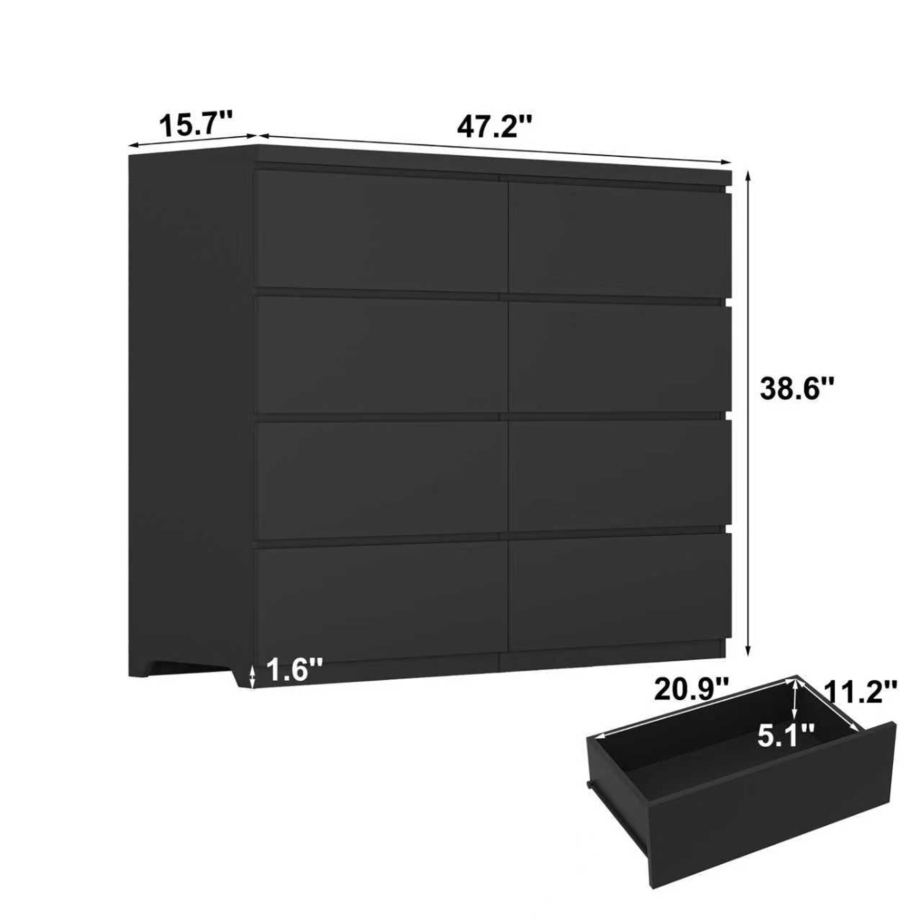 SINOFURN SYC080012GY dressers - View #4