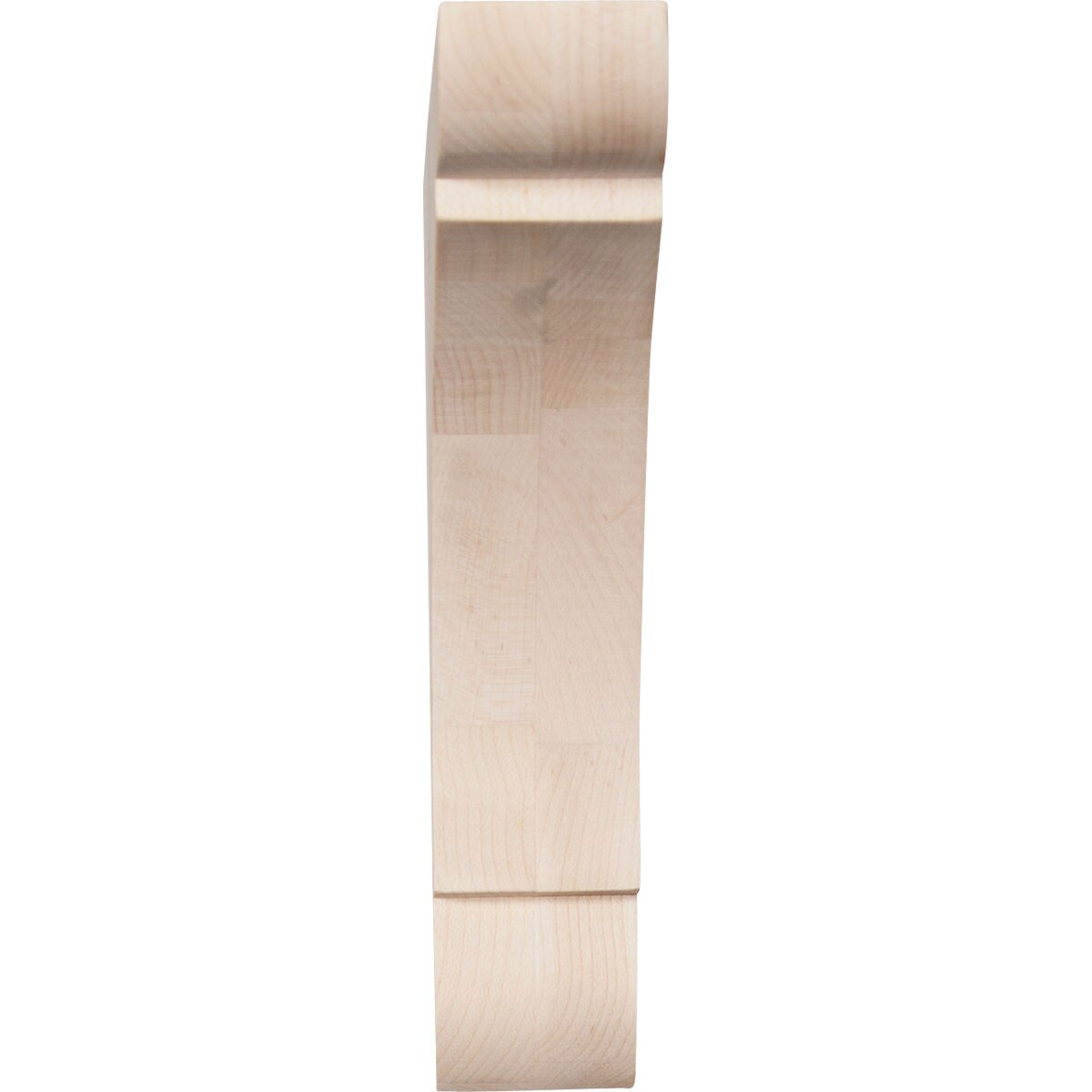 Elegant Olympic Medium Rubberwood Corbel Bracket 8"x8"