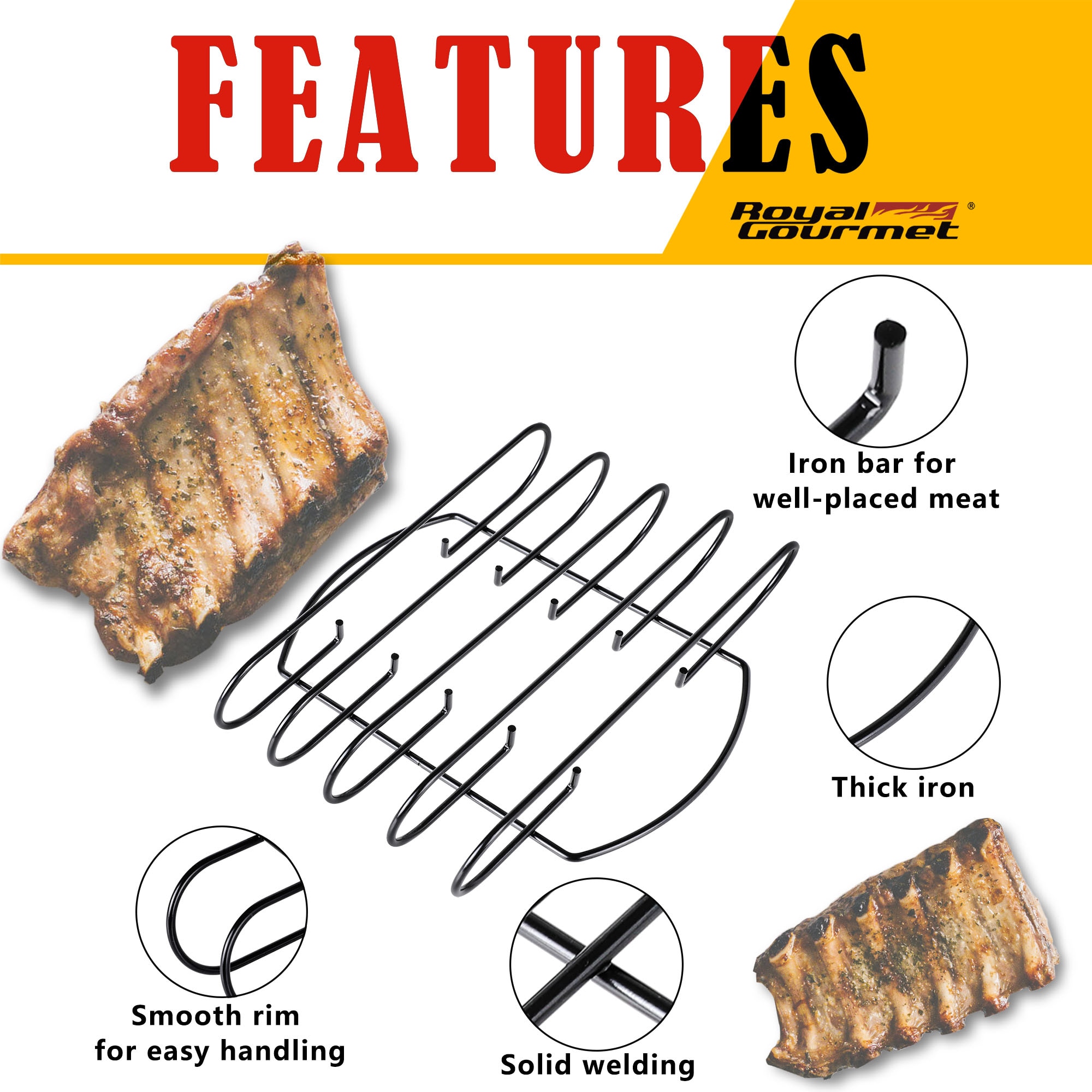 Royal Gourmet KL1106 Grill-Toppers - View #3