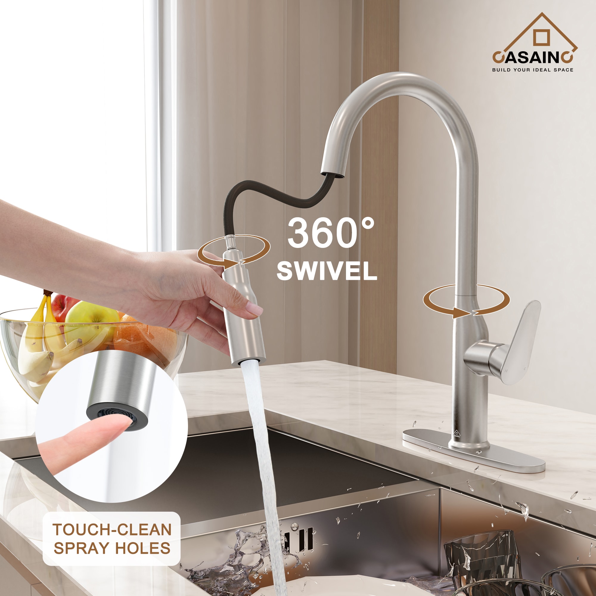 CASAINC ODB-LB-7105 Kitchen-Faucets - View #2