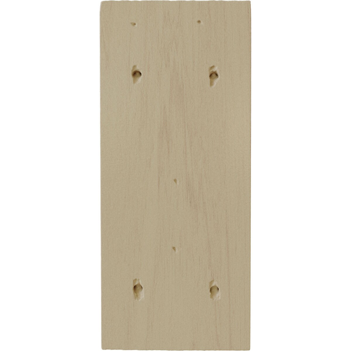 Hamilton 7" Natural Rubberwood Traditional Corbel Bracket