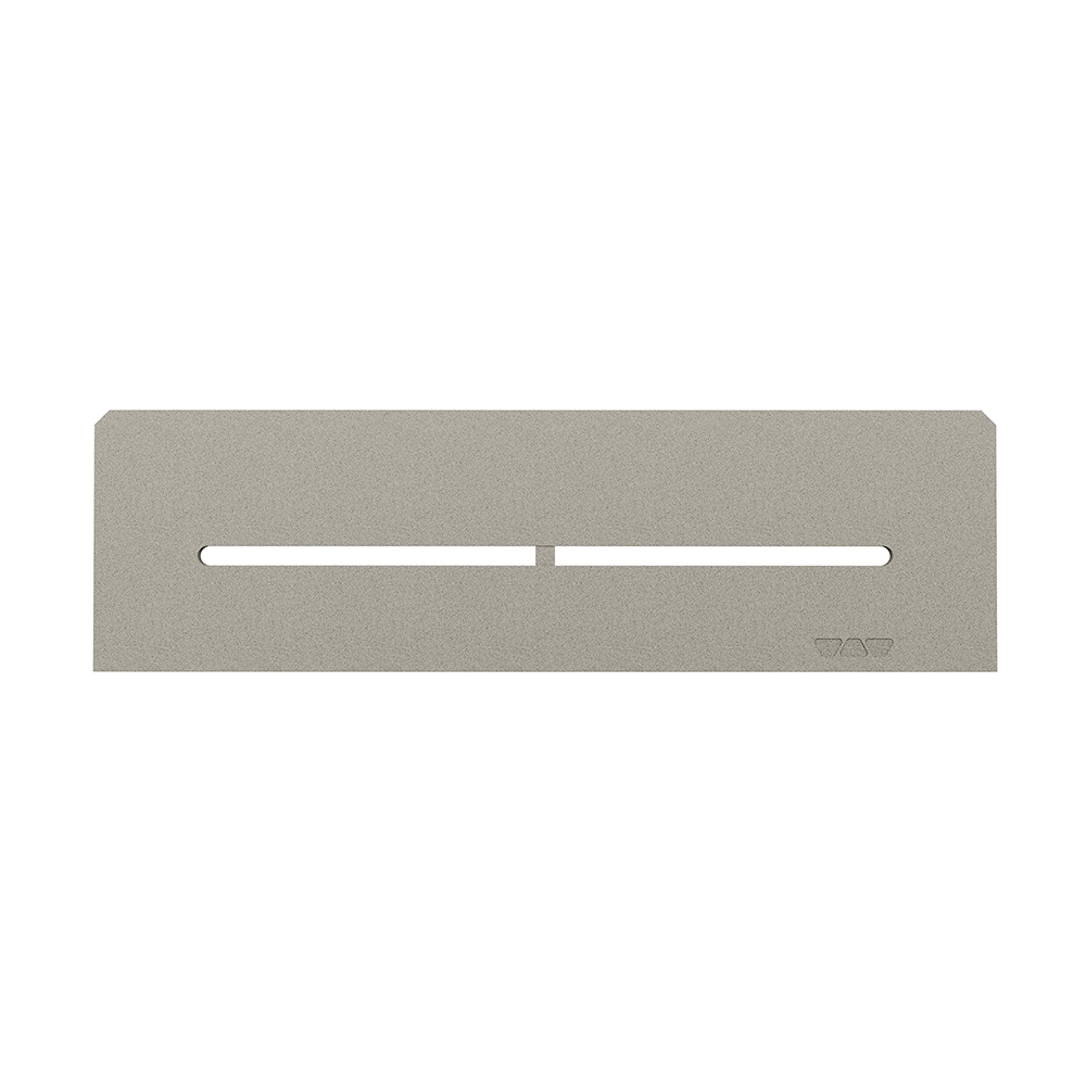 Schluter Systems SNS1D7TSSG Shelf Rectangular Niche Pure Stone Grey