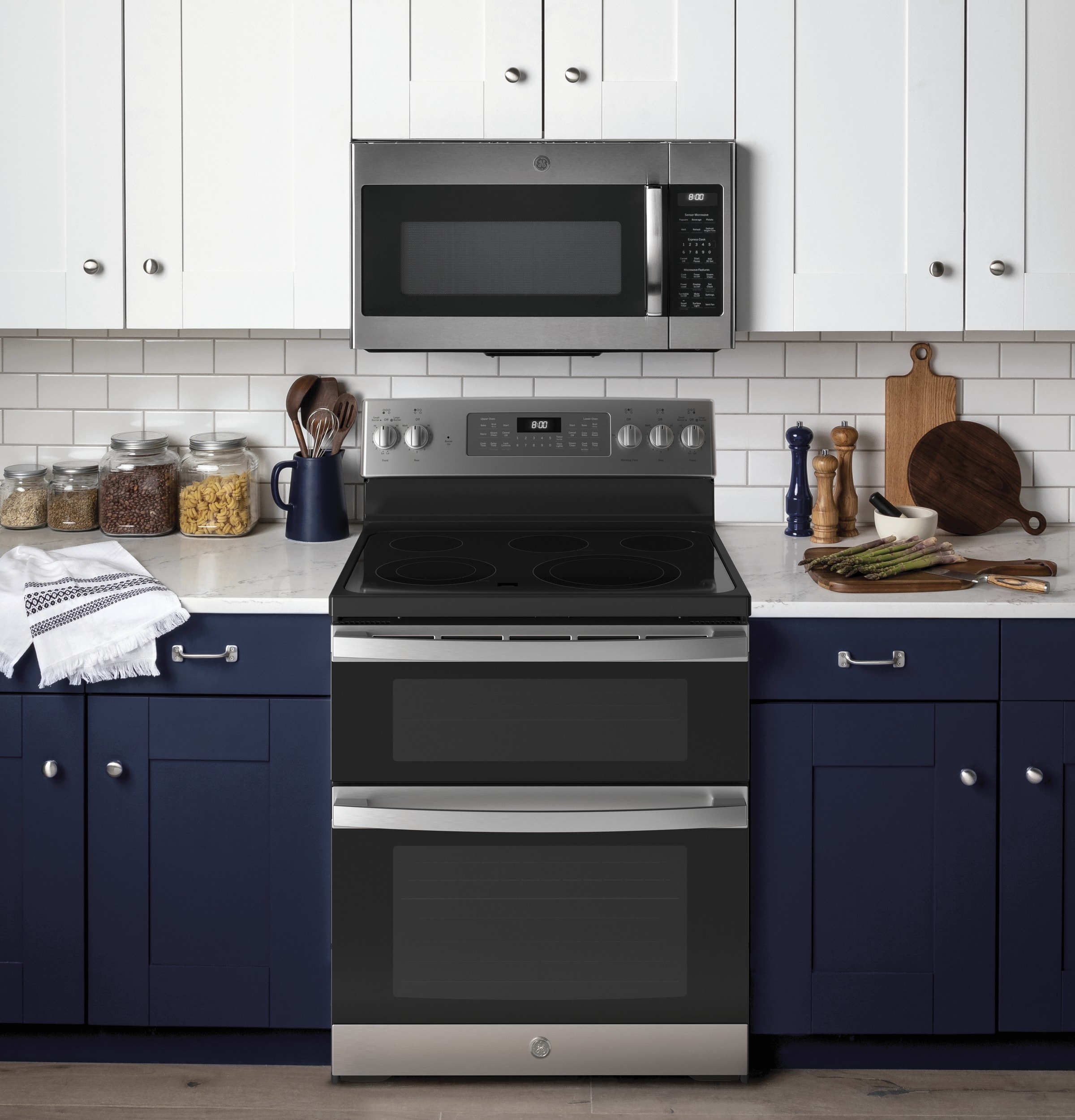 Lowes double shop oven stove