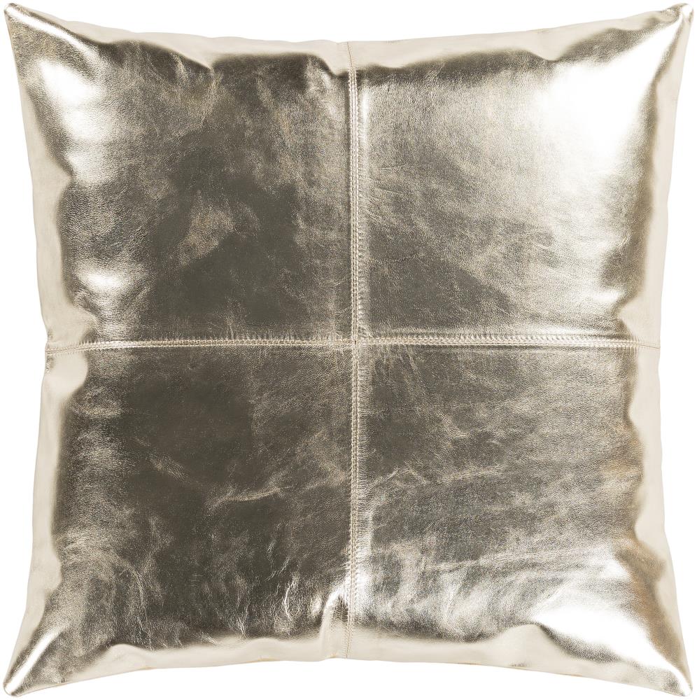 Surya RTZ001-2222 Ritz 22-in x 22-in Champagne Indoor Decorative Cover