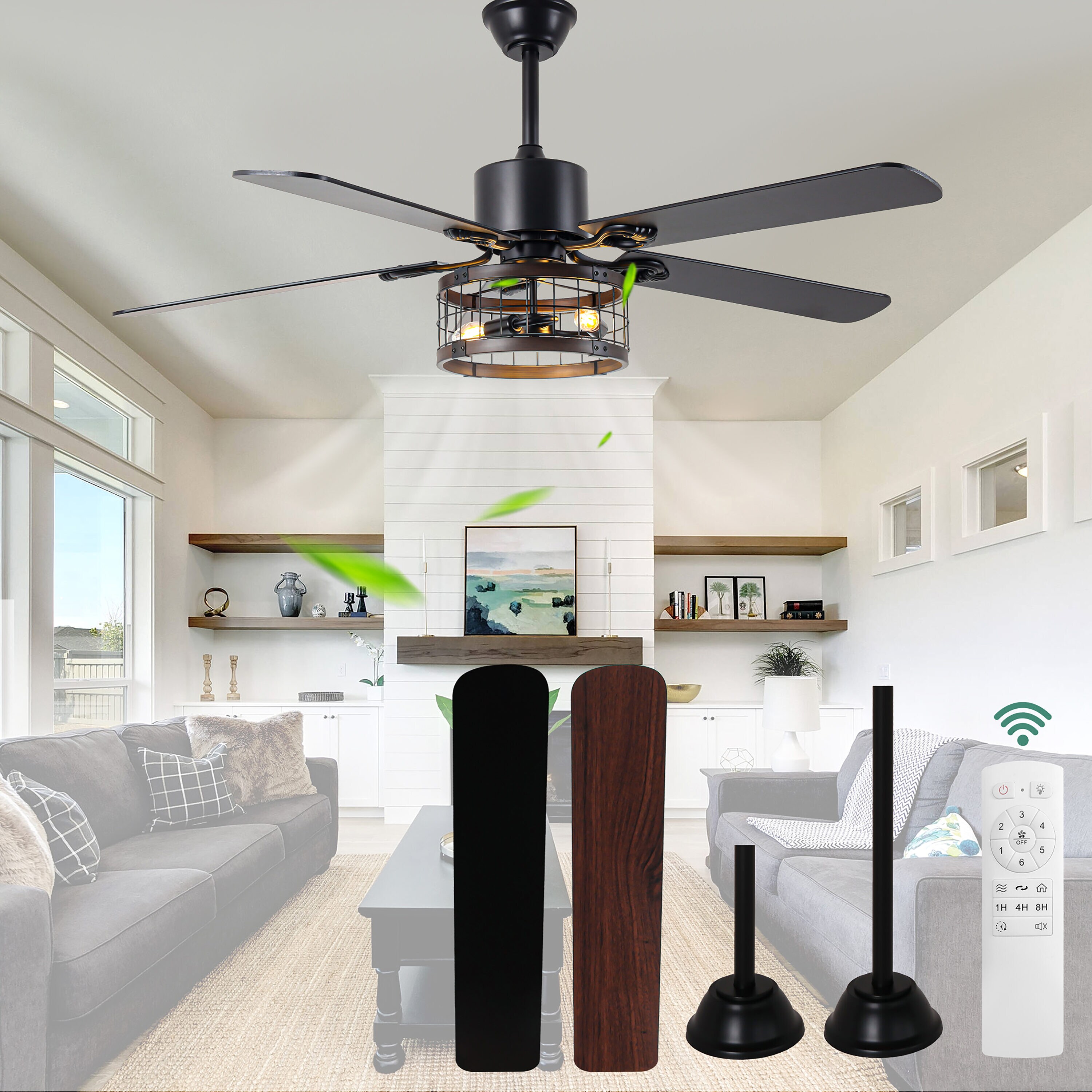 Cusp Barn CS52P20 Ceiling-Fans - View #10