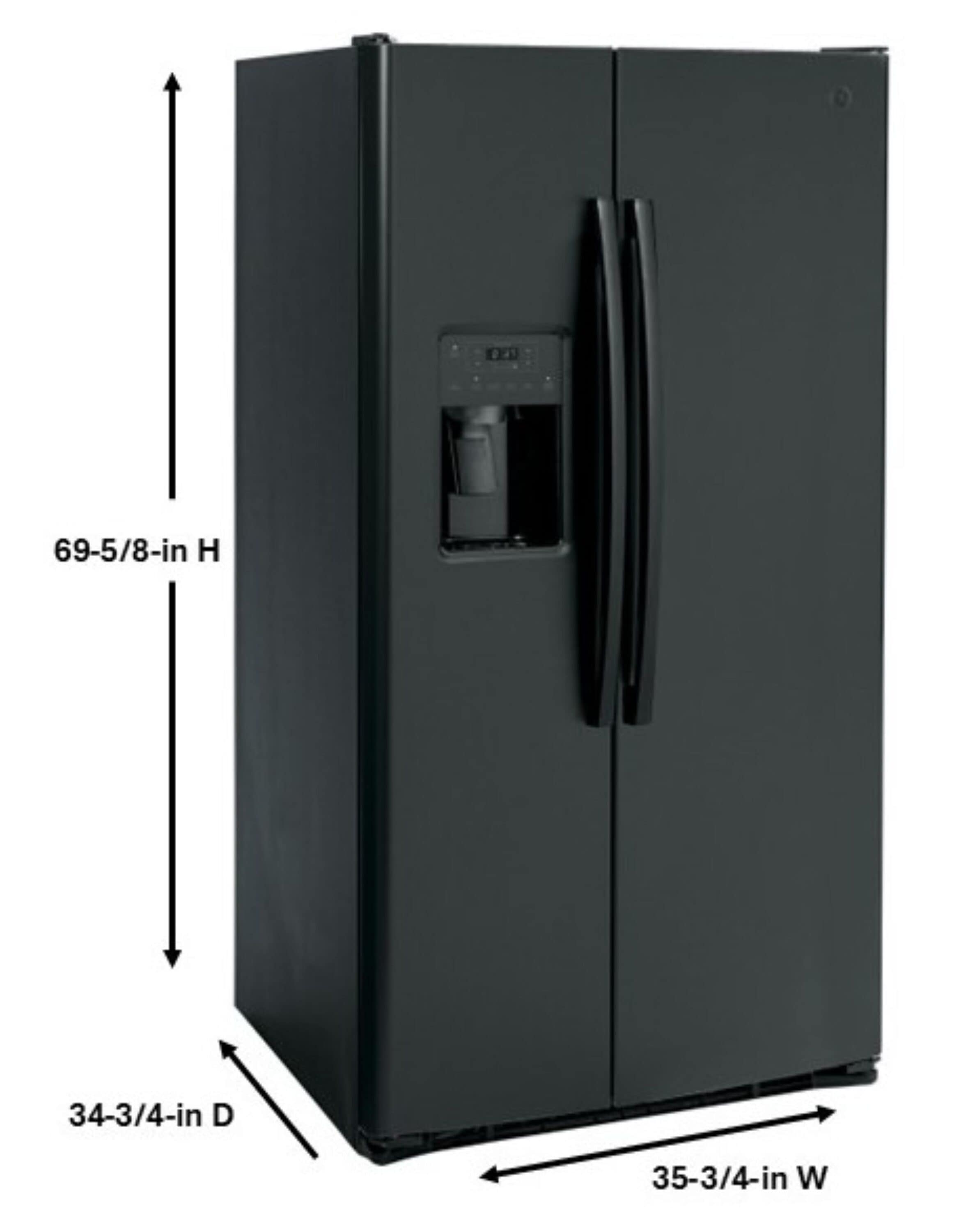 GE GSE25GGPBB Side-By-Side - View #15
