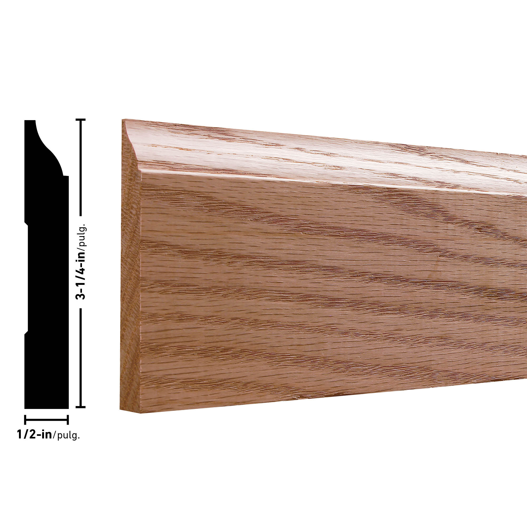 RELIABILT 633 8OAKSL Baseboard-Moulding - View #4