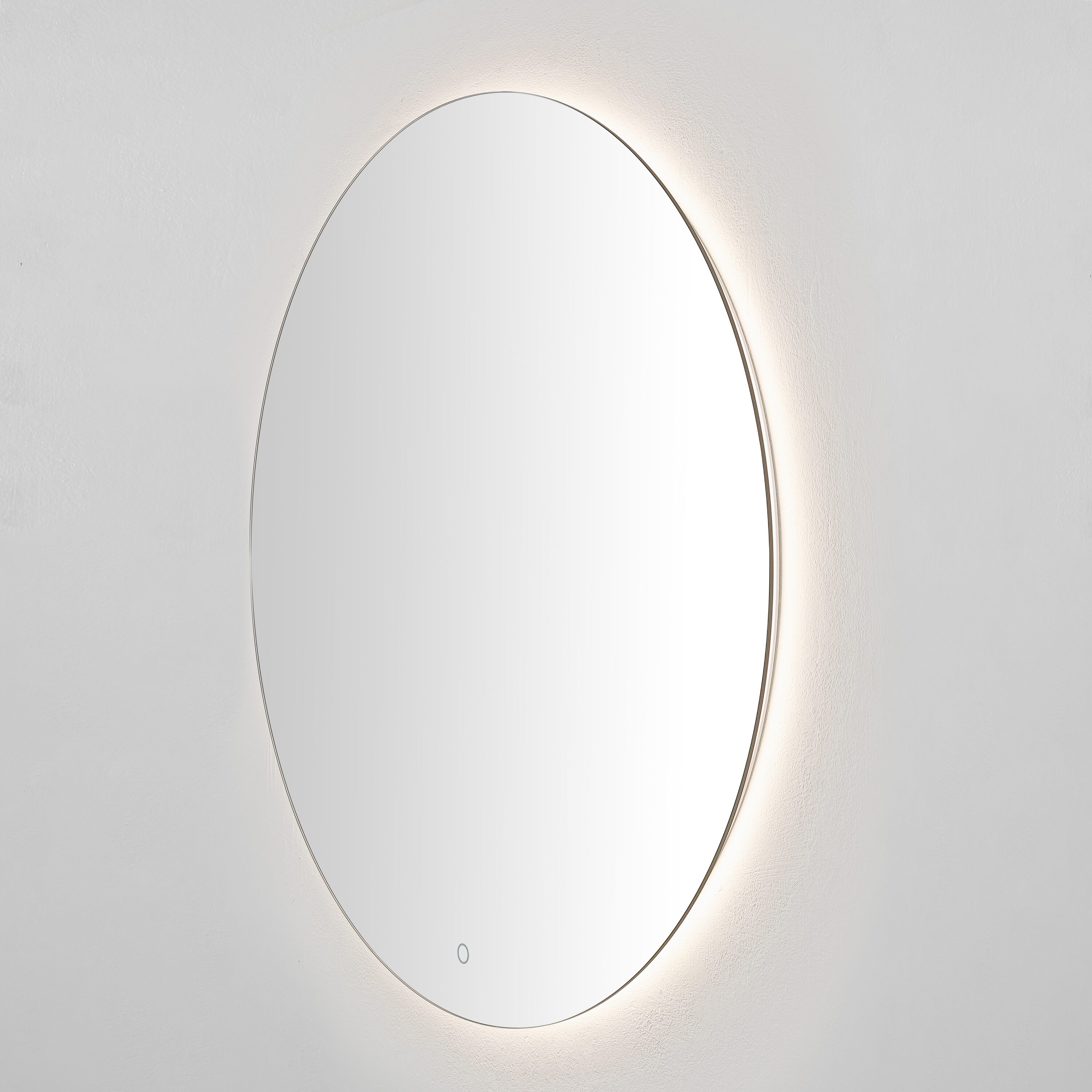 Ashden 36" Round Frameless LED Backlit Wall Mirror