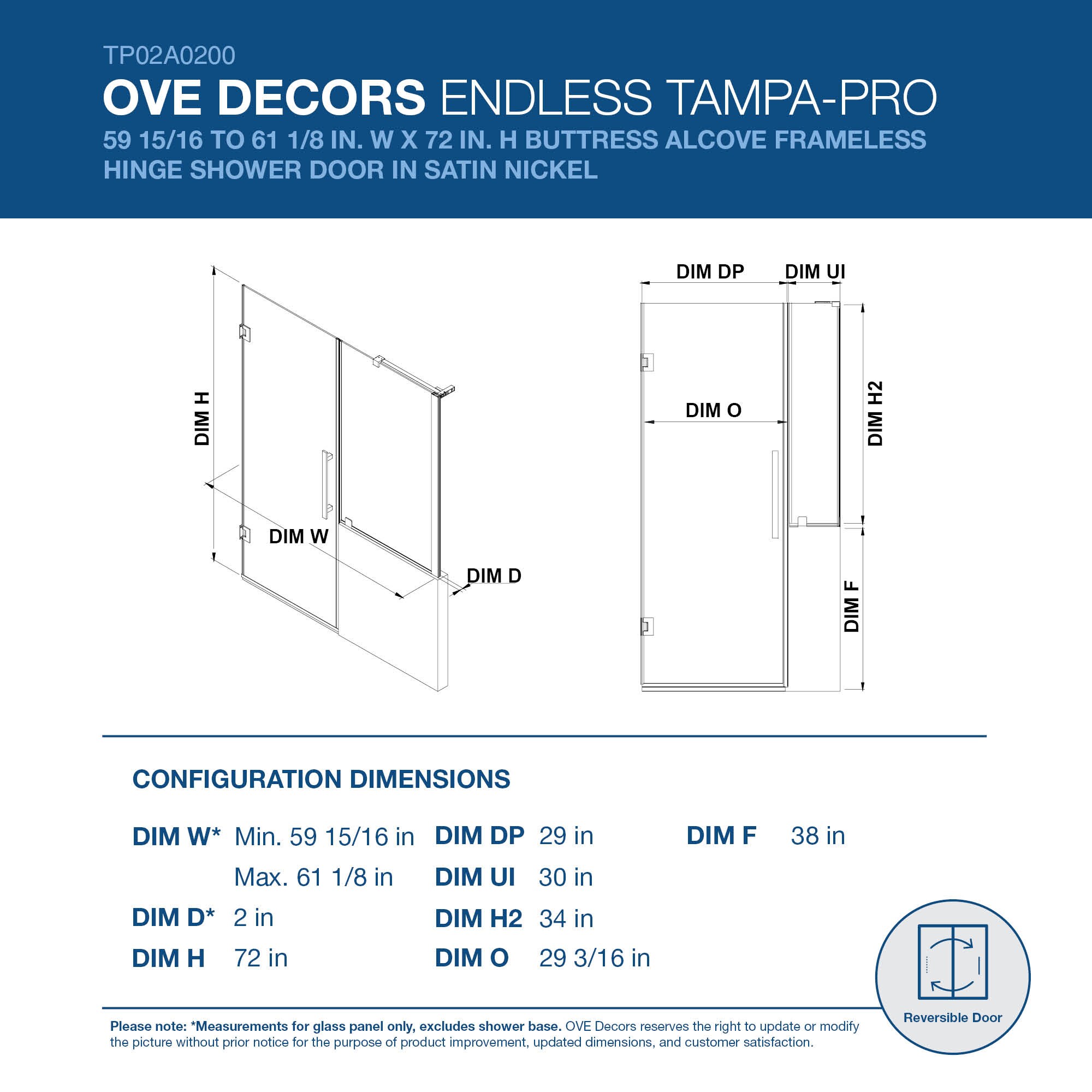 OVE Decors 828796057257 Shower-Doors - View #16