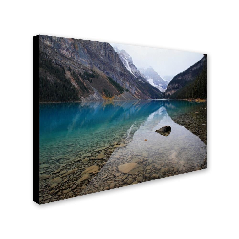 Trademark Fine Art Landscapes Framed 14-in H x 19-in W Landscape Canvas ...