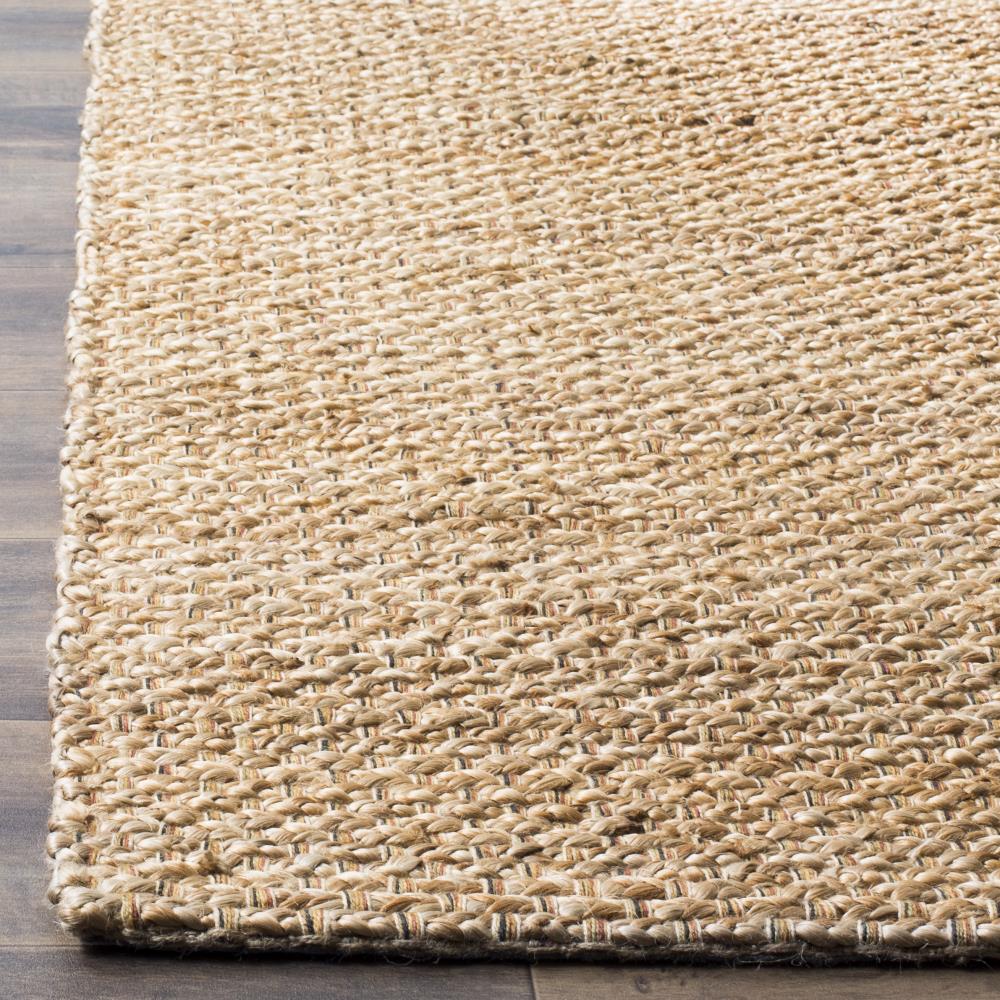 Natural Jute Flat Woven Handmade Area Rug, 5' x 8'