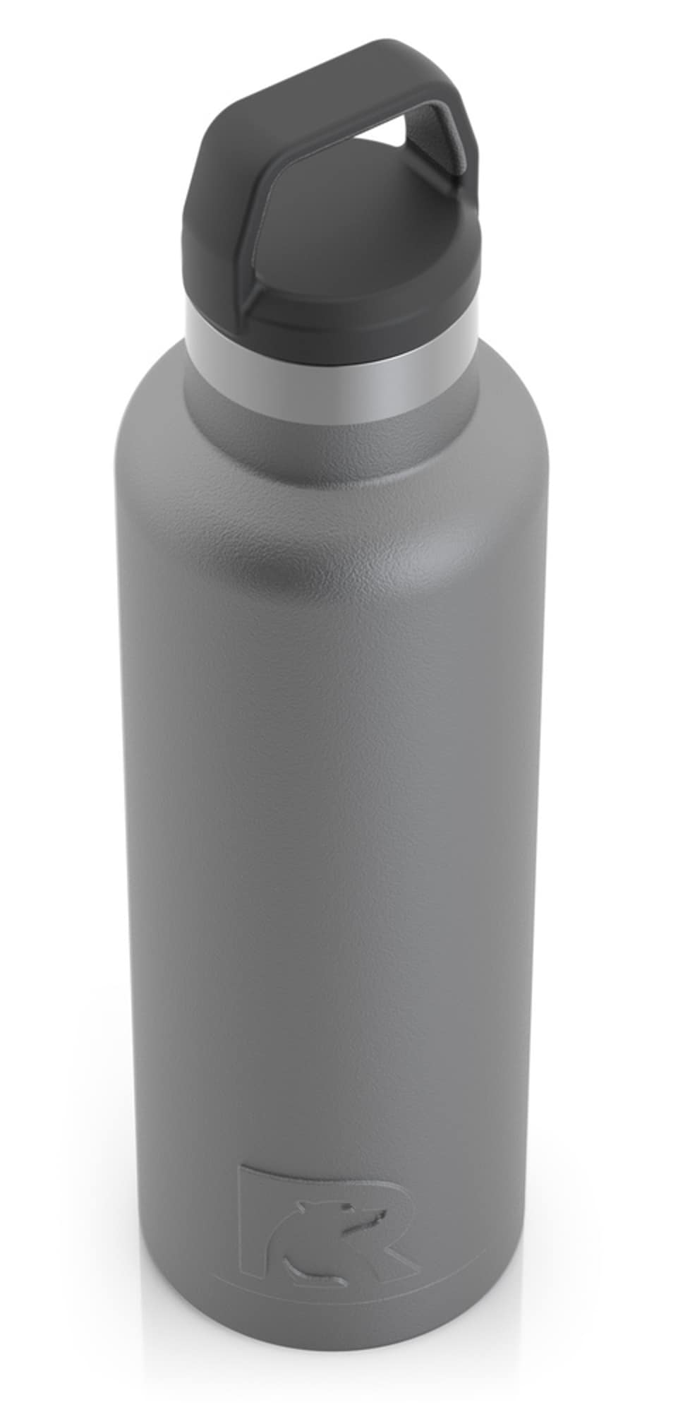Liberty 20 oz. Charcoal Insulated Stainless Steel Water Bottle with D-Ring Lid, Grey