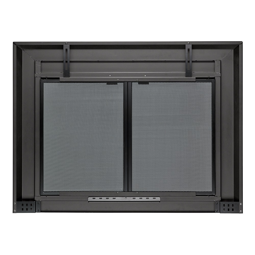 allen + roth FPDS102SLV Glass-Fireplace-Doors - View #4