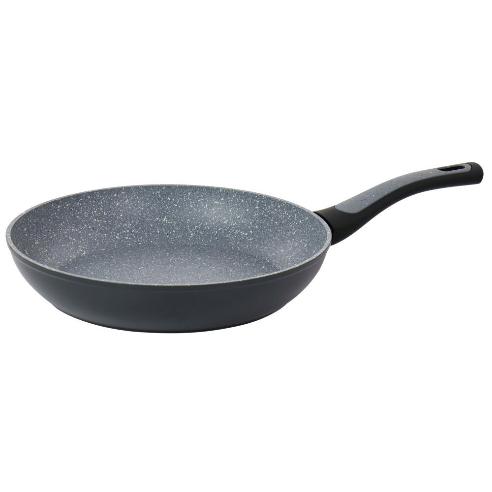 Oster Corbett 12 Inch Nonstick Aluminum Frying Pan in Blue - Ceramic  Nonstick Coating, Soft Grip Handle in the Cooking Pans & Skillets  department at
