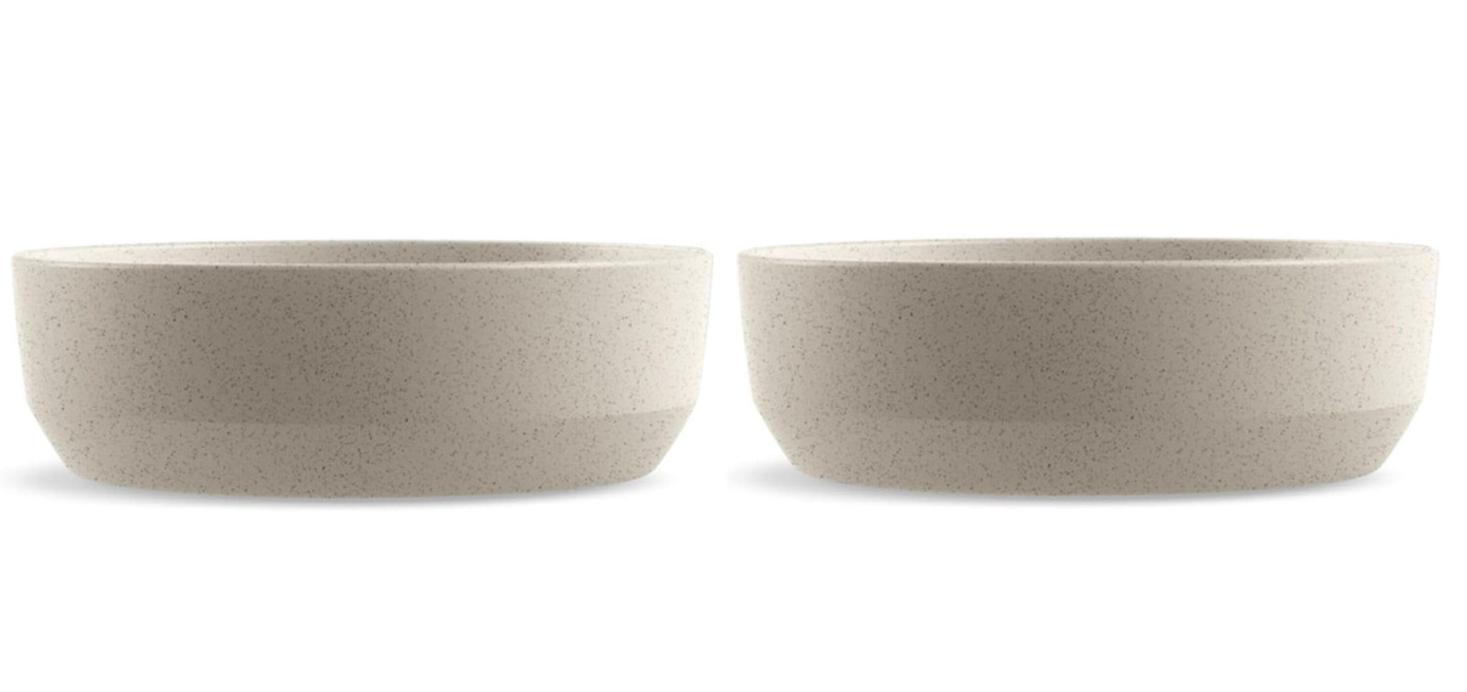 TarHong Bevel 26-oz Resin Dog/Cat Bowl set 2 Bowls