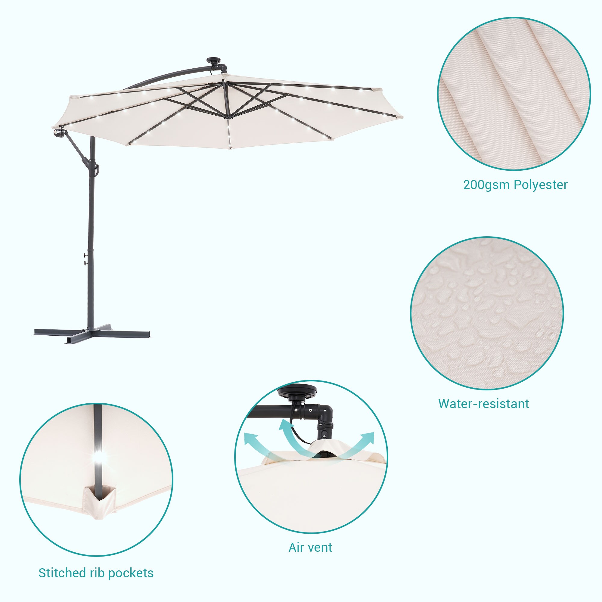 ACEGOSES LW-LED34M Umbrellas-2 - View #3
