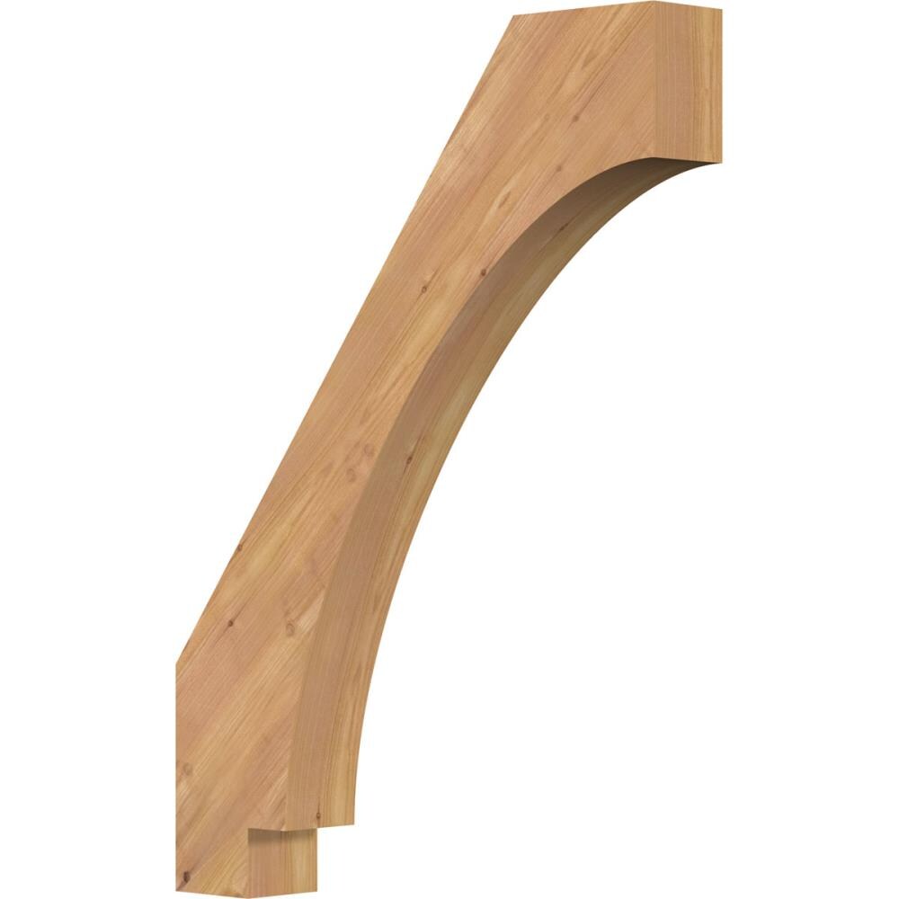 Ekena Millwork BRC04X22X30IMP00SWR 3-1/2-in x 22-in x 30-in Western Red Cedar Unfinished Wood Imperial Smooth Knee Brace