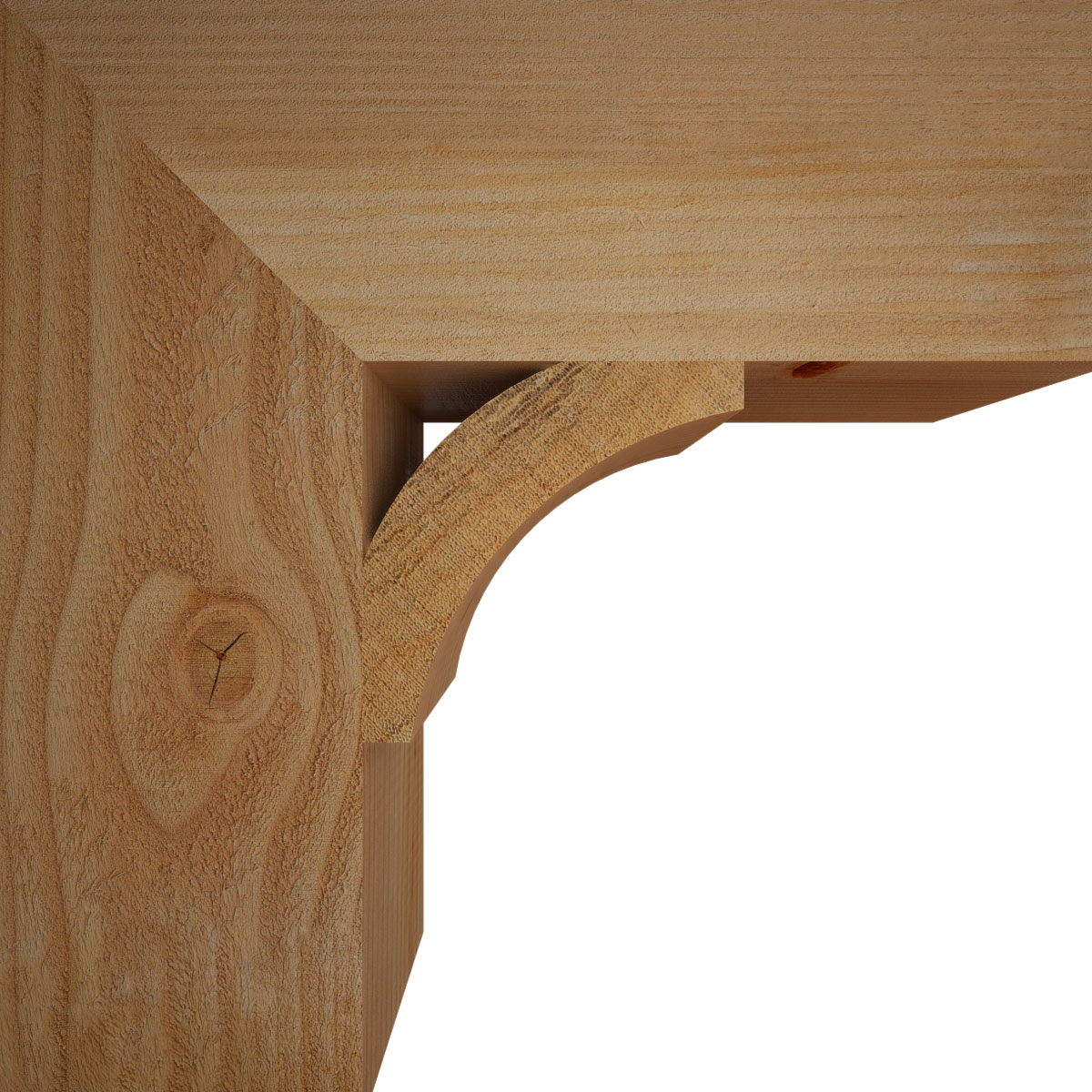 Ekena Millwork BKT06X18X18THR05RDF Exterior-Brackets-Braces - View #3