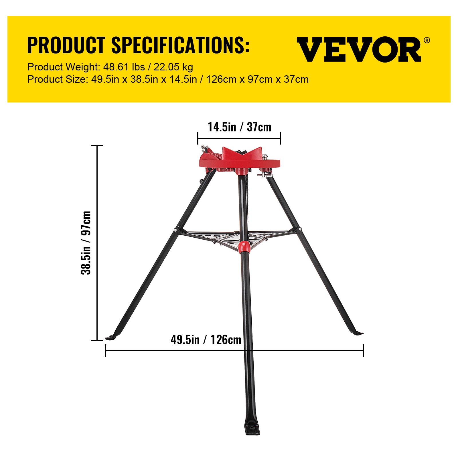 VEVOR GJDJLGQZJ00000001V0 Pipe-Support-Clamps - View #8