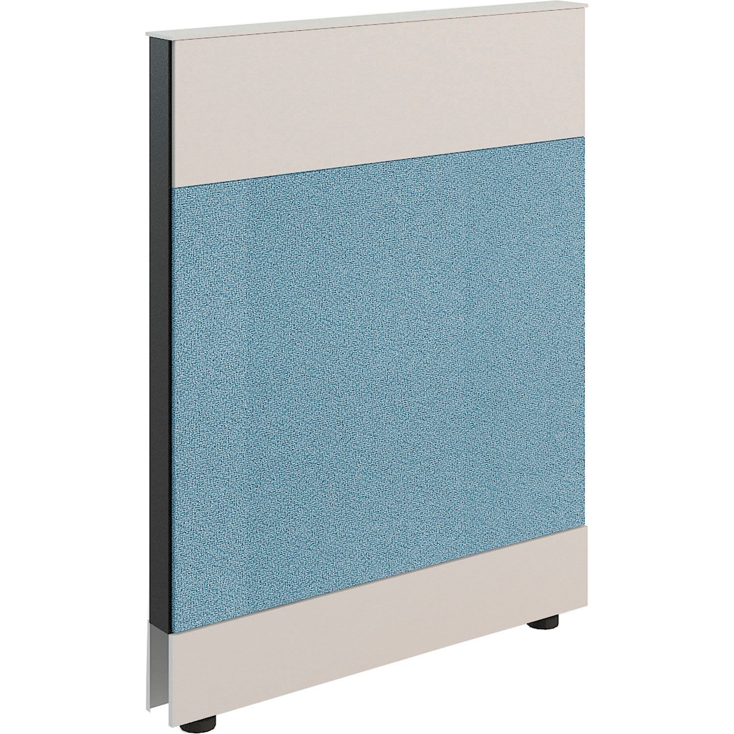 Global Industrial 695905BL Modular Partition Base Panel 30-inW x 38-inH Blue