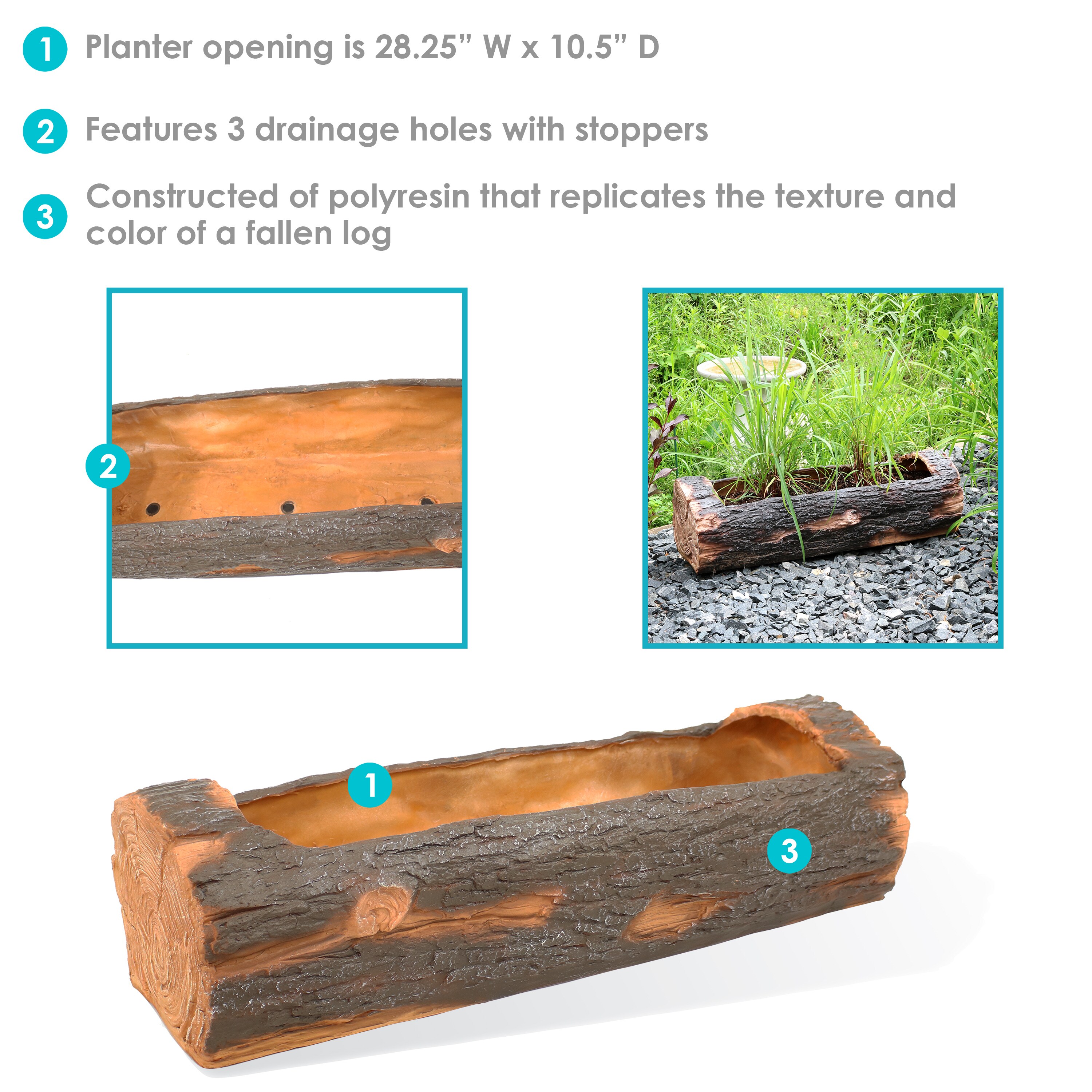 Sunnydaze Decor FC-754 Planter-Window-Box - View #9