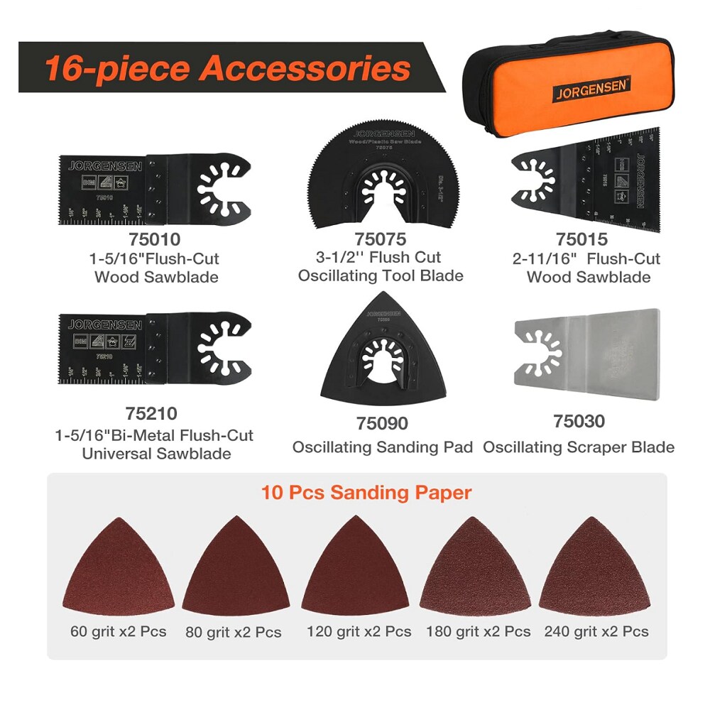 Jorgensen 70800 Oscillating-Tool-Kits - View #9