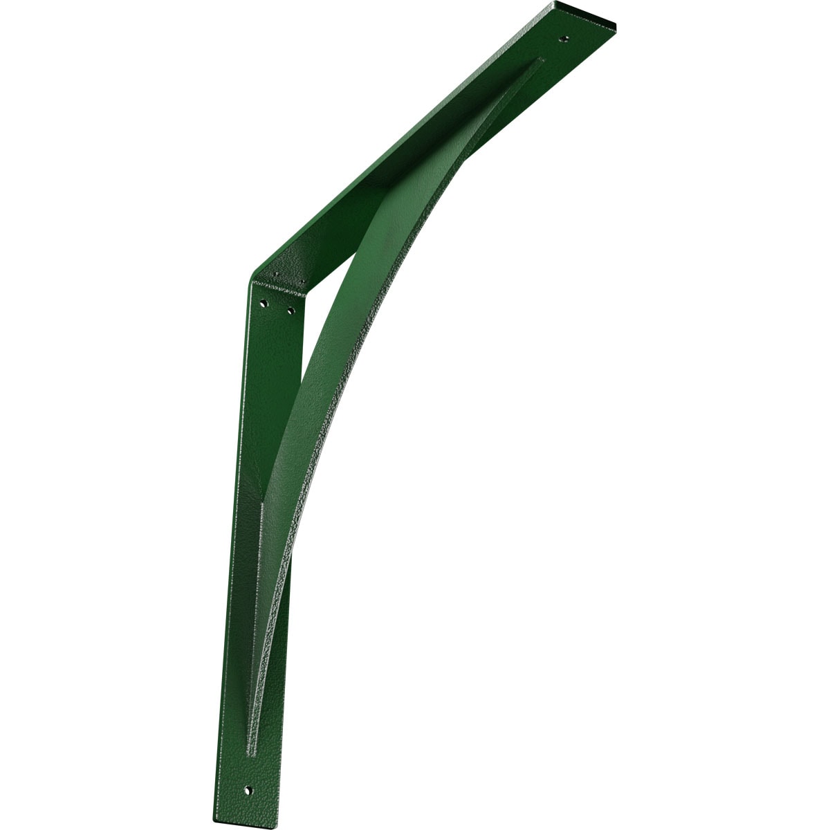 Ekena Millwork BKTM02X18X18LEHDG Legacy 18-in x 2-in x 18-in Green Steel Countertop Support Bracket
