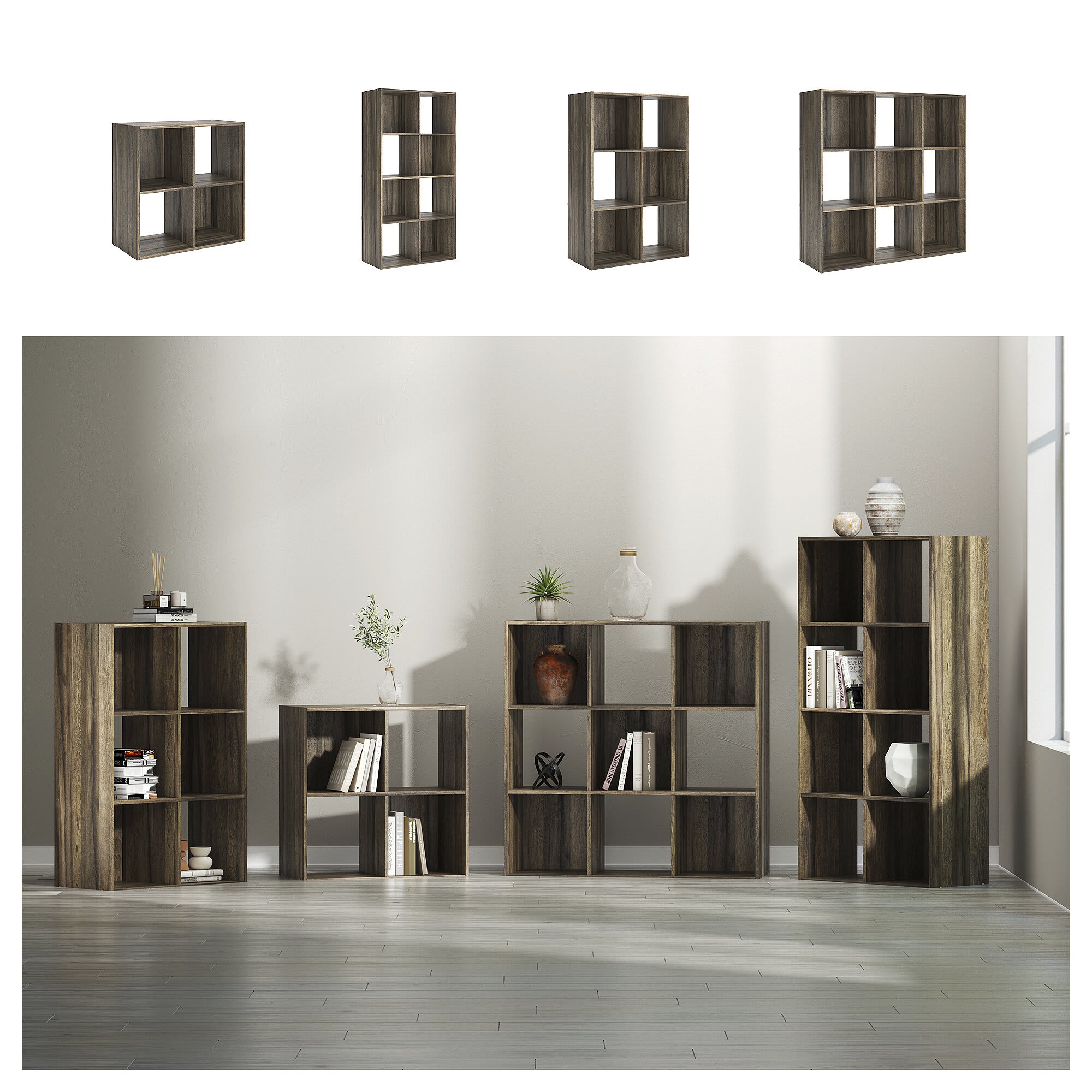 Signature Design by Ashley EA1104-3X3 Laminate-Storage-Cubes - View #5