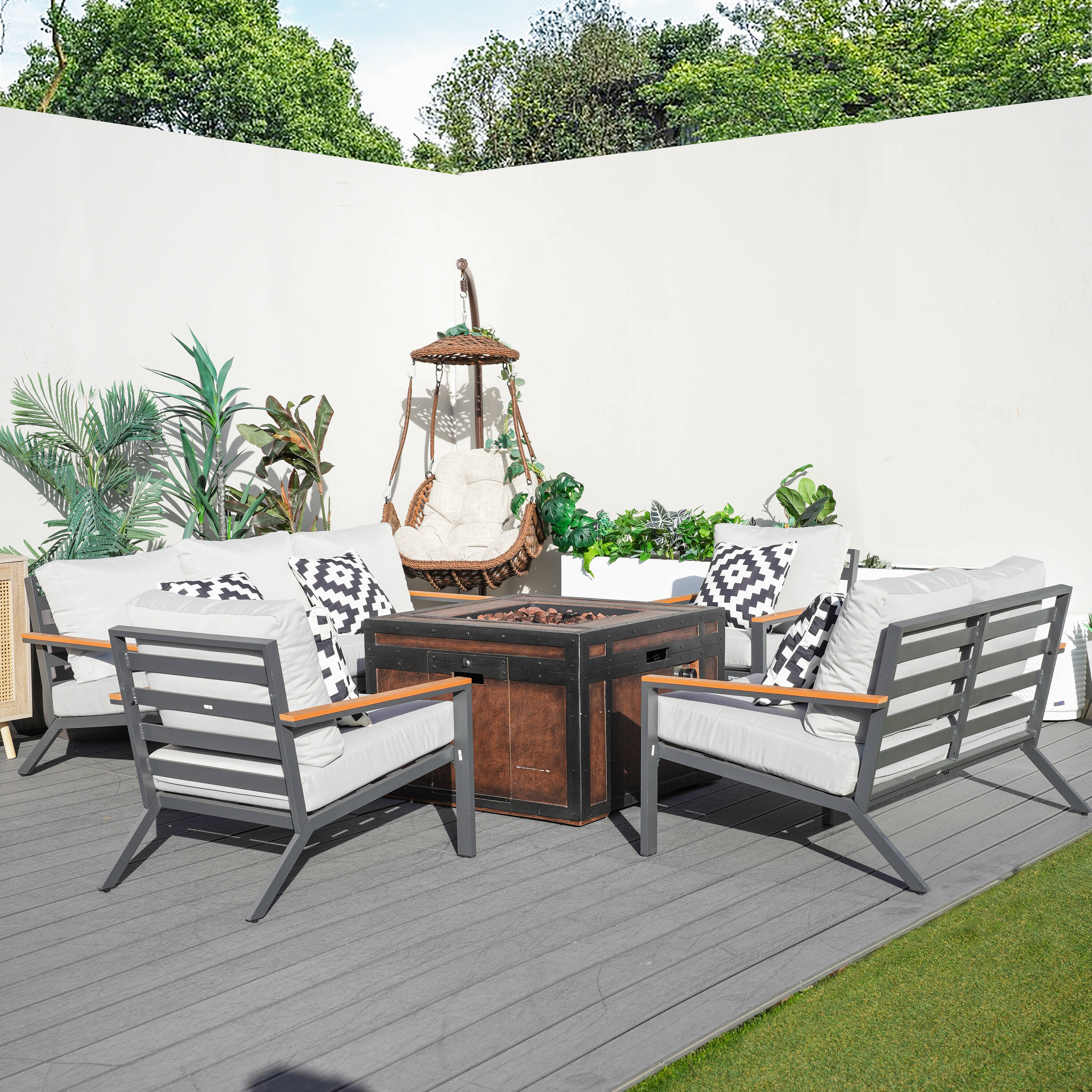 Direct Wicker DWG-2481&2354STBR Patio-Conversation-Sets - View #2
