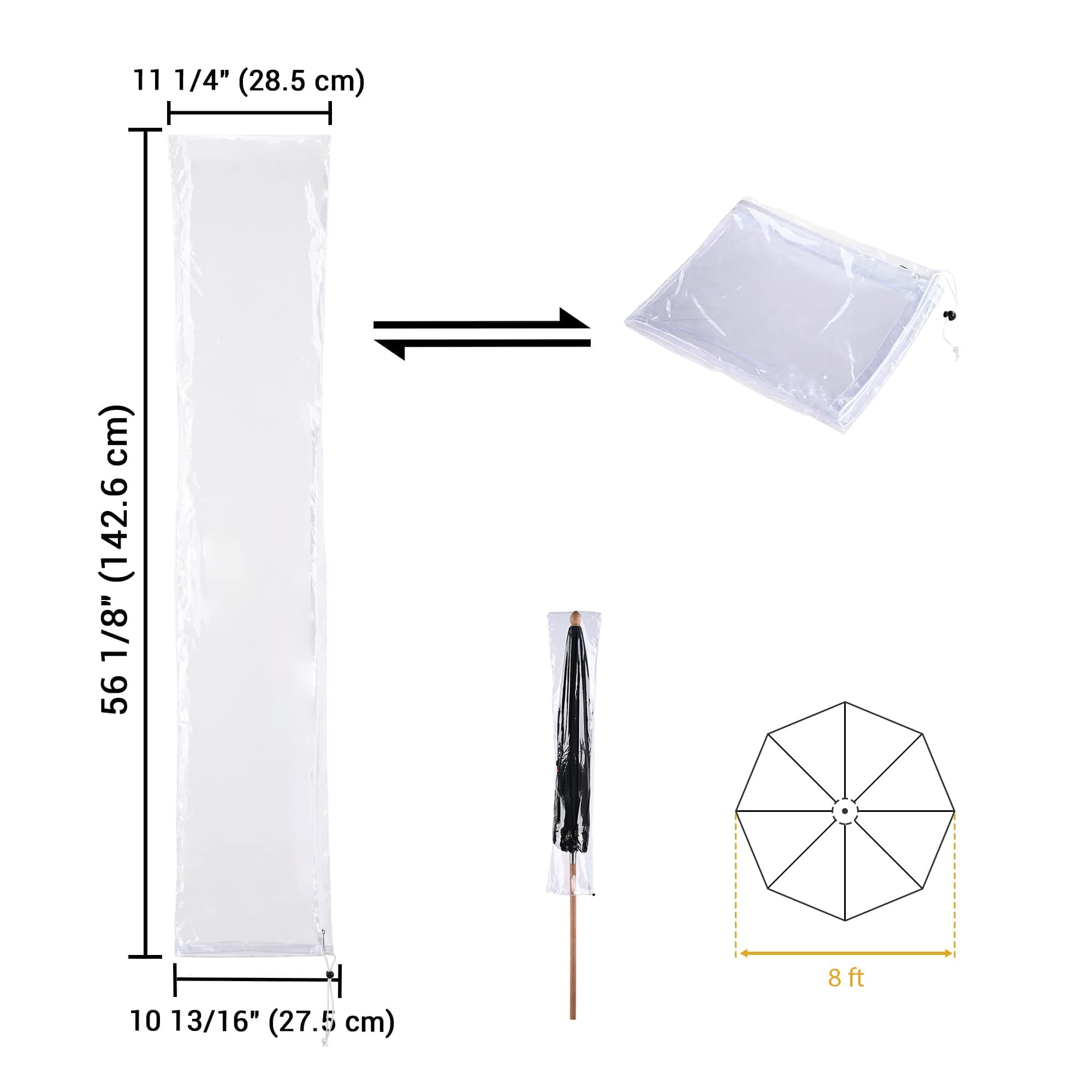 Yescom 07UCB002-PVC8-08-LO Patio-Umbrella-Accessories - View #6