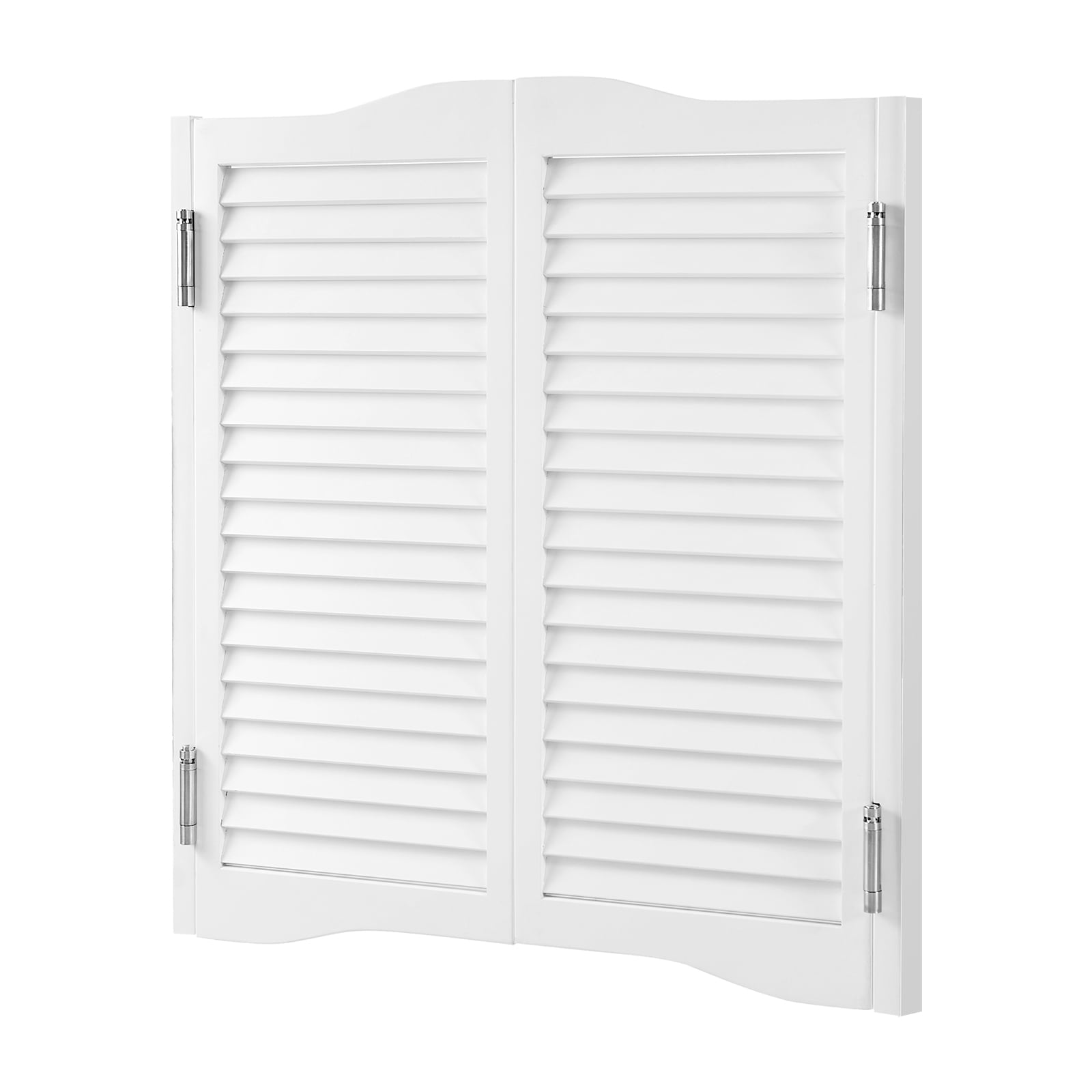 VEVOR Double Saloon Doors 36inW x 36in H Arched Top Interior Swinging Cafe Doors Premium Pine Wood with Hinges and Hardware Kit Easy to Install for Hallway Kitchen Bar Pub Entrance White #SCSLBDBMSMW313932V0