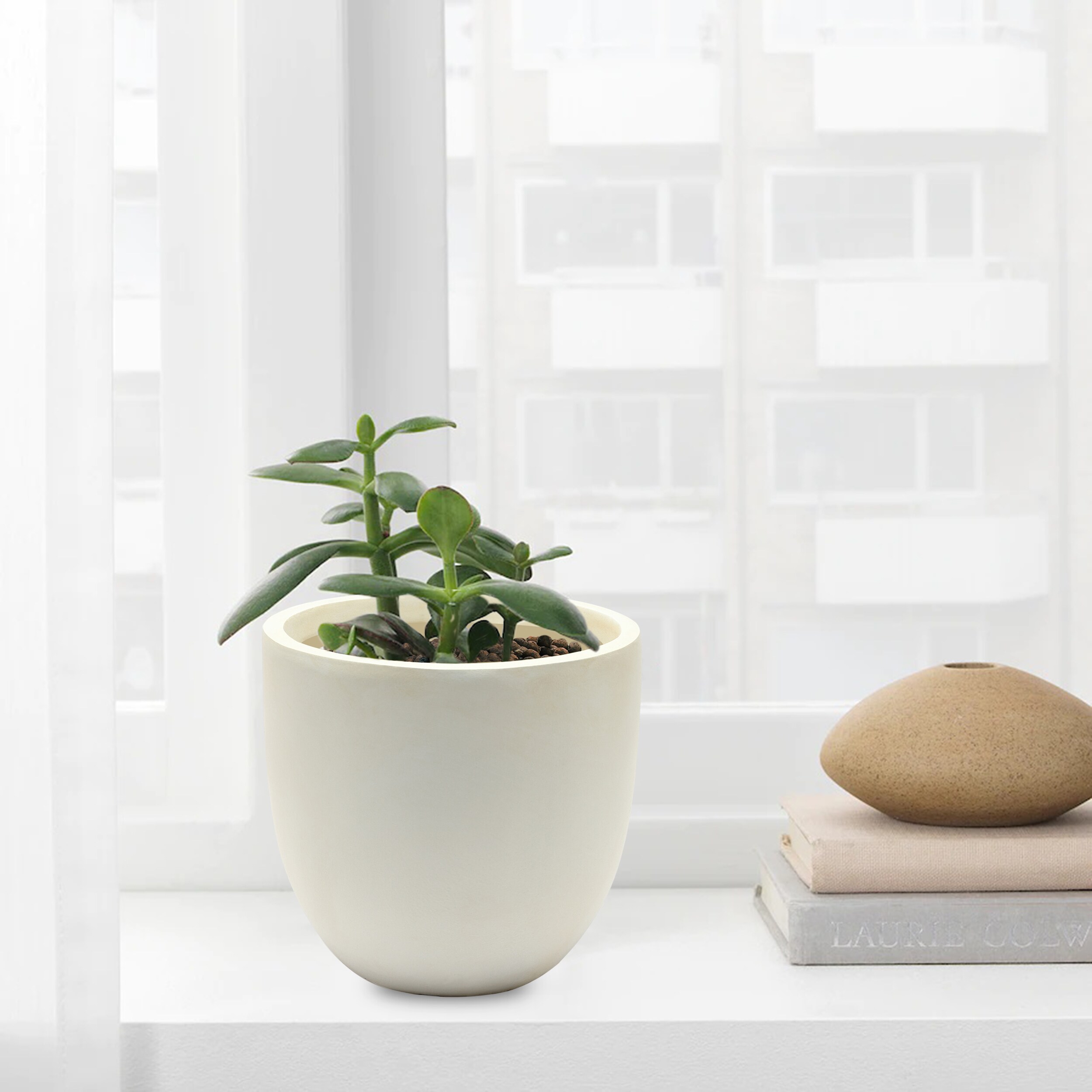 LuxenHome WH033-W Planter-Window-Box - View #2