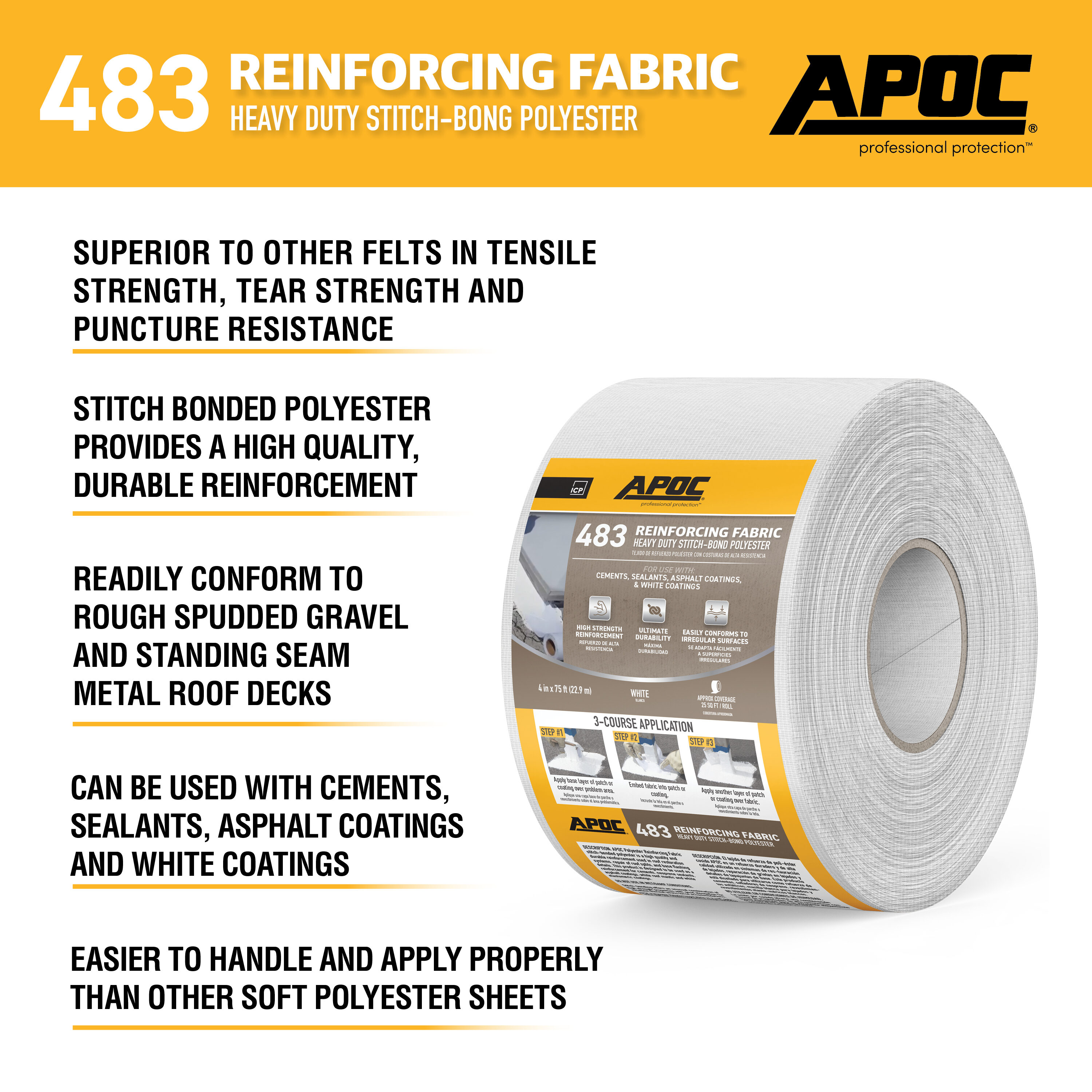 APOC AP-4834-75-12 Roof-Fabric - View #3
