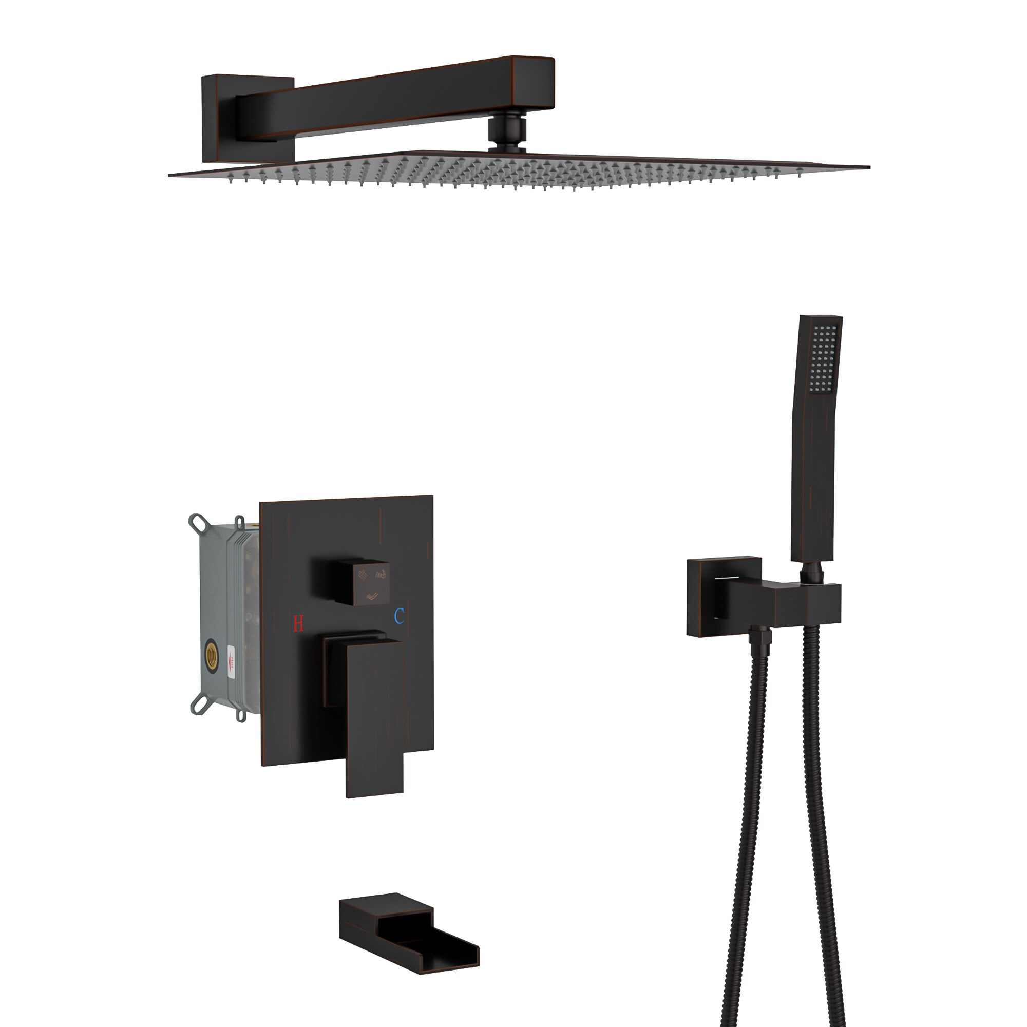 Huluwat DJ-24381894 Showerhead-Bar-Panels - View #9