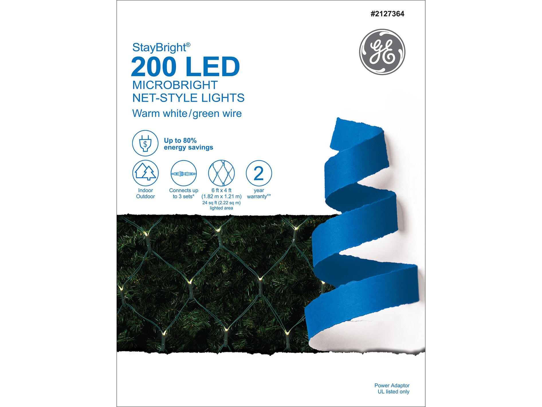 GE 93016LO Christmas-Net-Lights - View #7