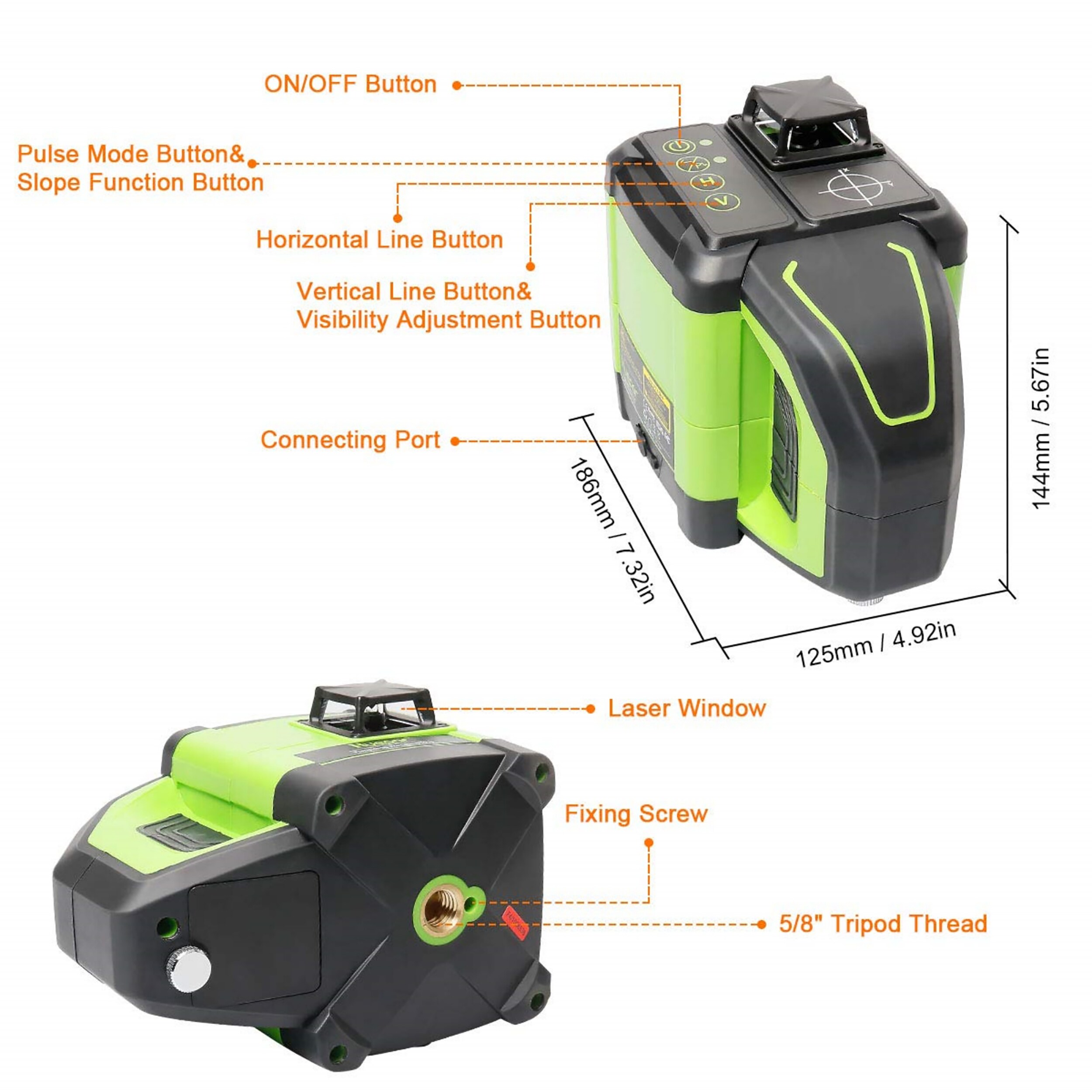 Huepar DT03CG Laser-Level - View #9
