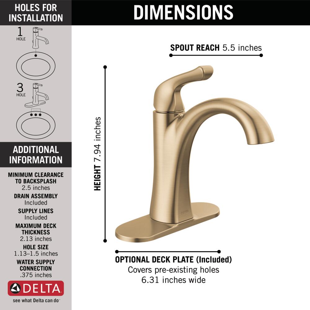Delta 15840LF-CZ Lavatory-Faucets - View #5