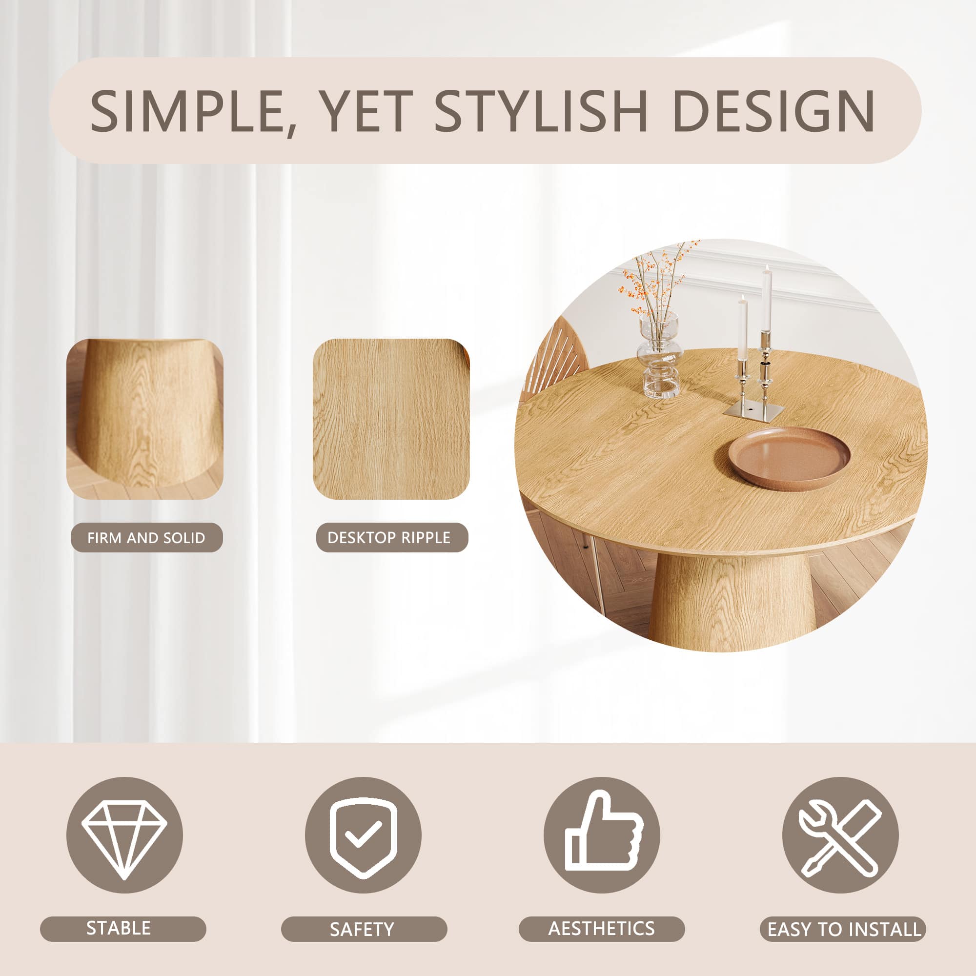 Vynxaria LESX0732-DJCZ-DT004 Dining-Tables - View #2