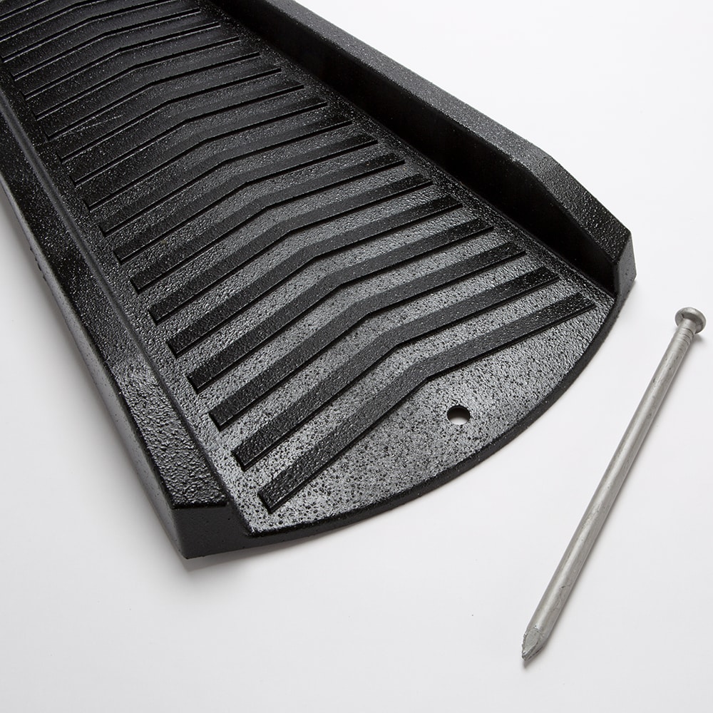 Rubberific Rubber 21.5-in Black Splash Block in the Downspouts & Components  department at
