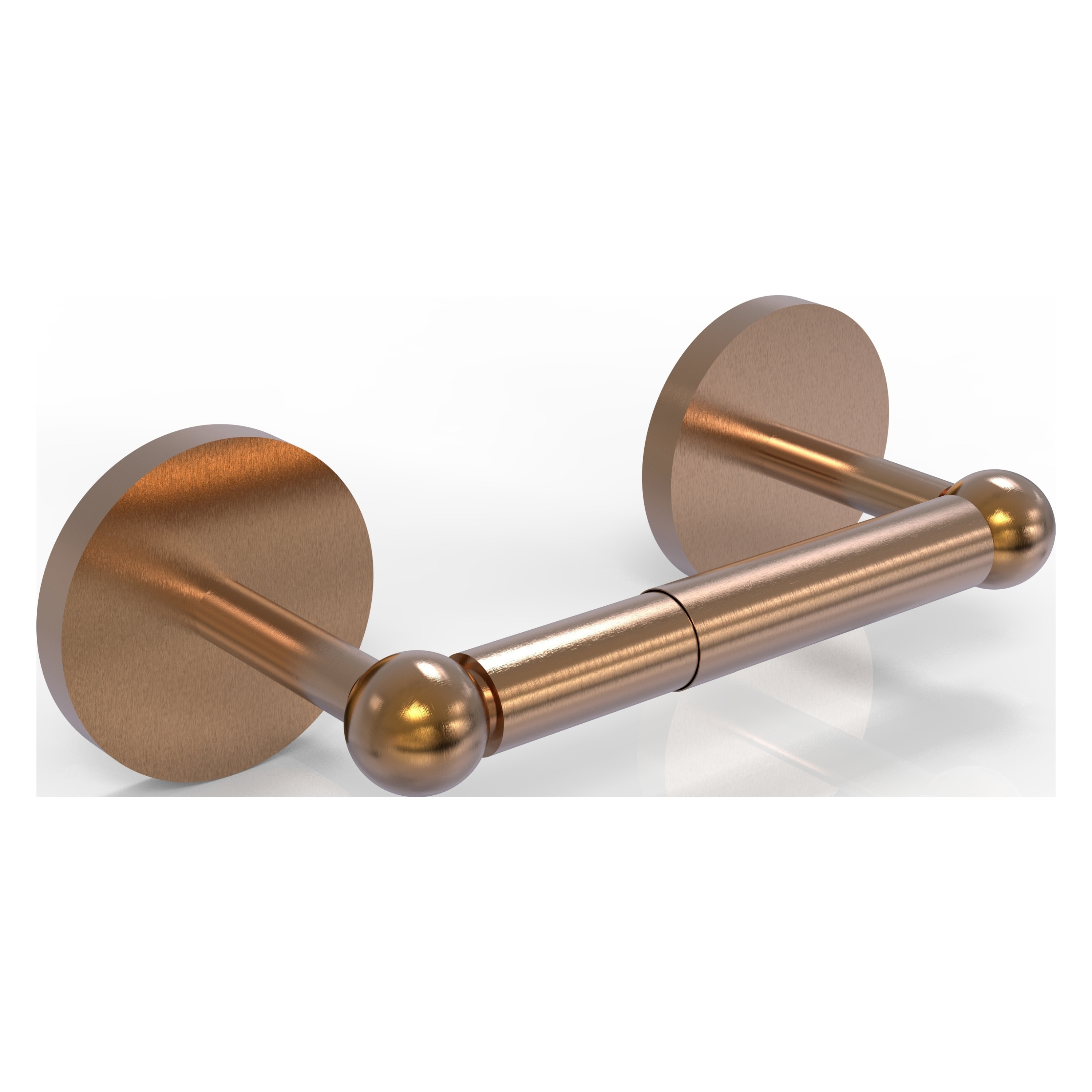 Allied Brass P1024-BBR Prestige Skyline Brushed Bronze Wall mount Double post Toilet Paper Holder 1 -Rolls