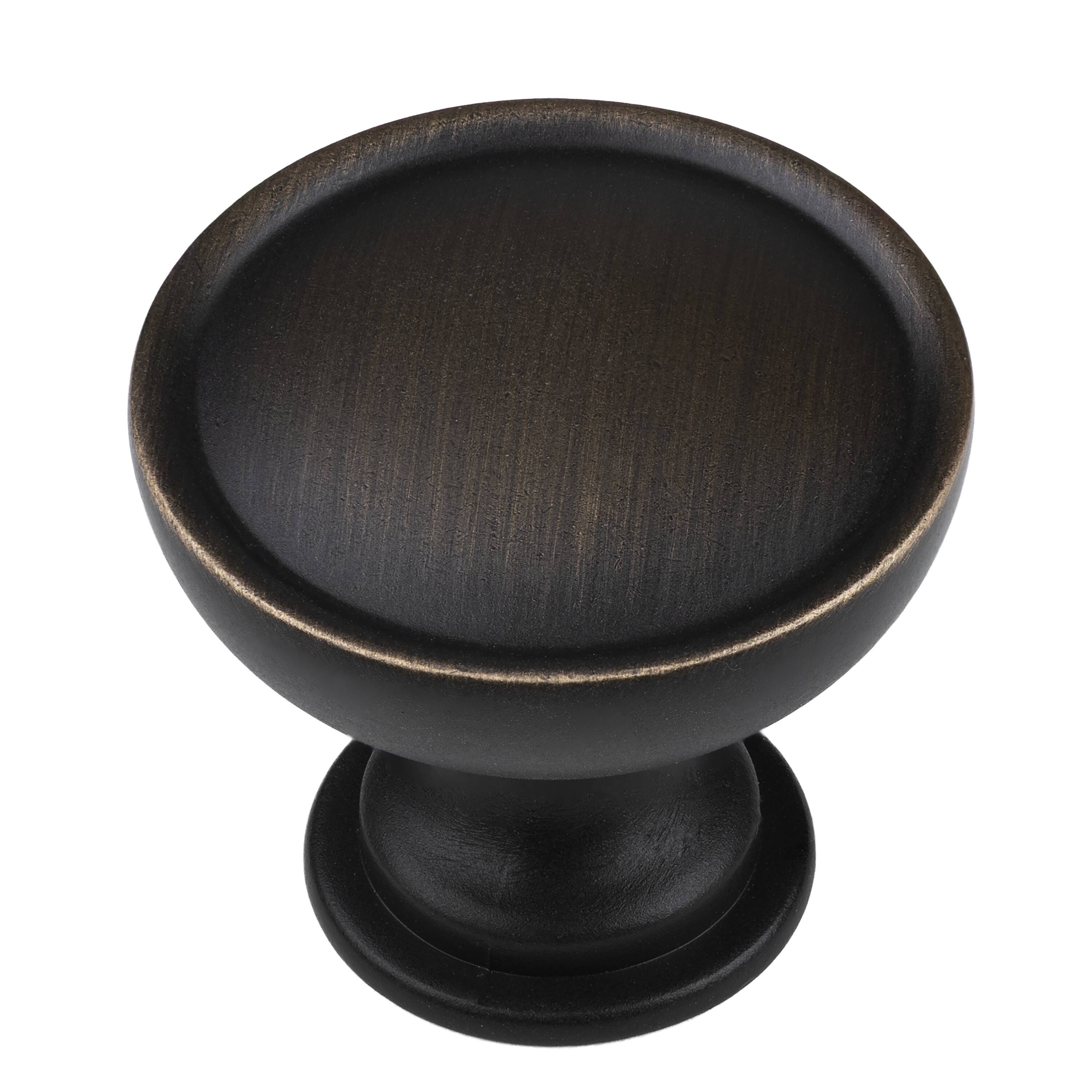 Harper Hayes Cortland 1-3/4-in Oil Rubbed Bronze Round Traditional Cabinet Knob