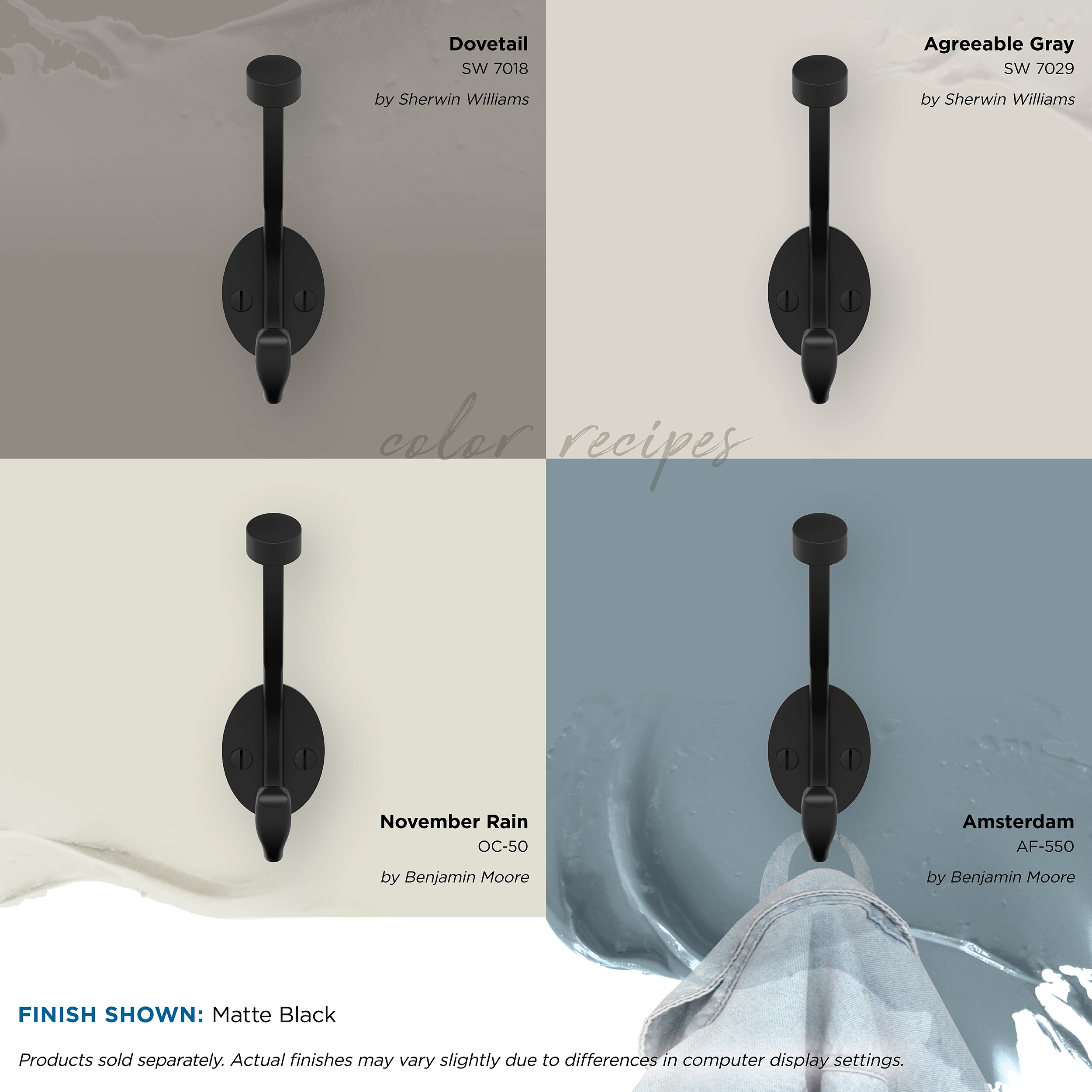 Amerock H55465MB Decorative-Wall-Hooks - View #7