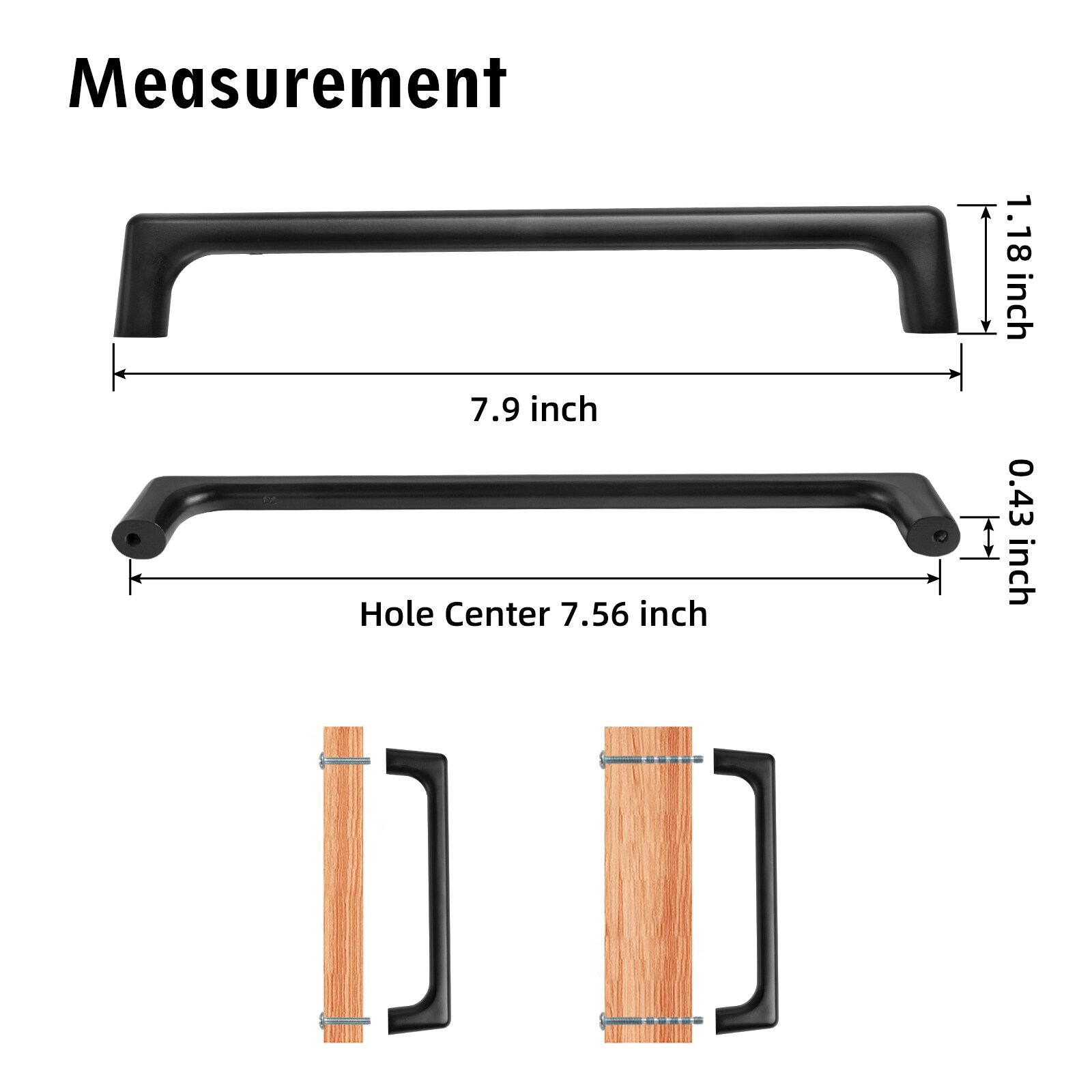 Miaokesen 7789B-192-12 Cabinet-Pulls - View #2