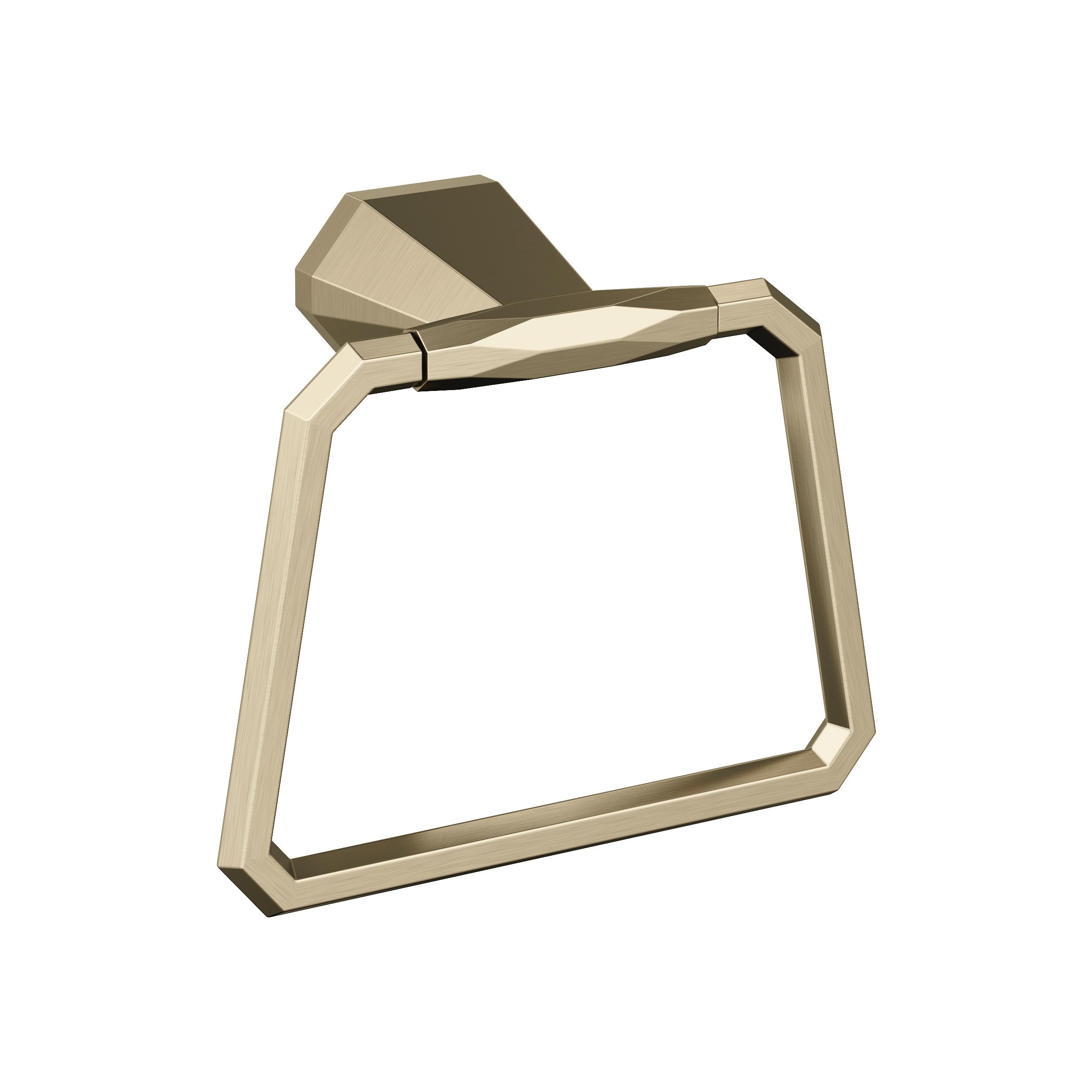 Amerock BH36042BBZ St. Vincent Golden Champagne Wall mount Single Towel Ring