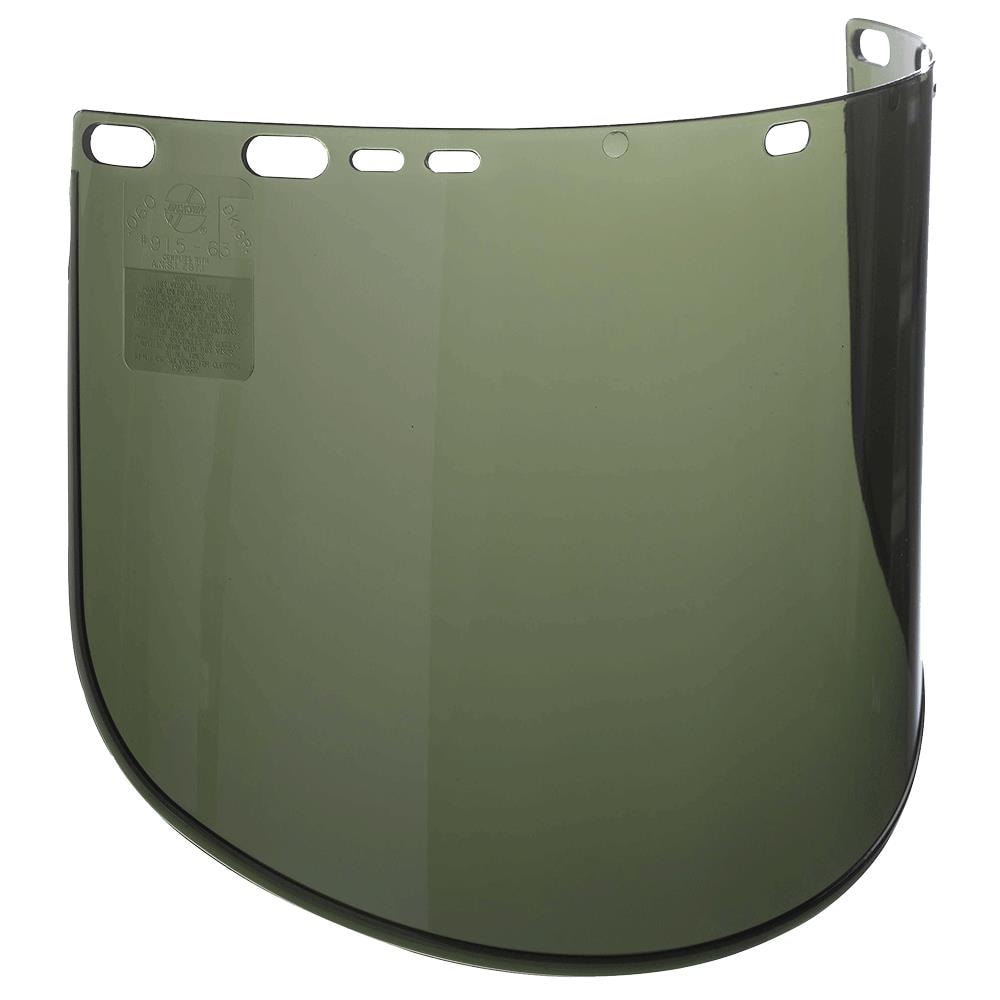 F40 Propionate Face Shield Window, Dark Green Shade, 9-inx15.5-inx0.06-in, 12 Units/Case | - Jackson Safety 29086