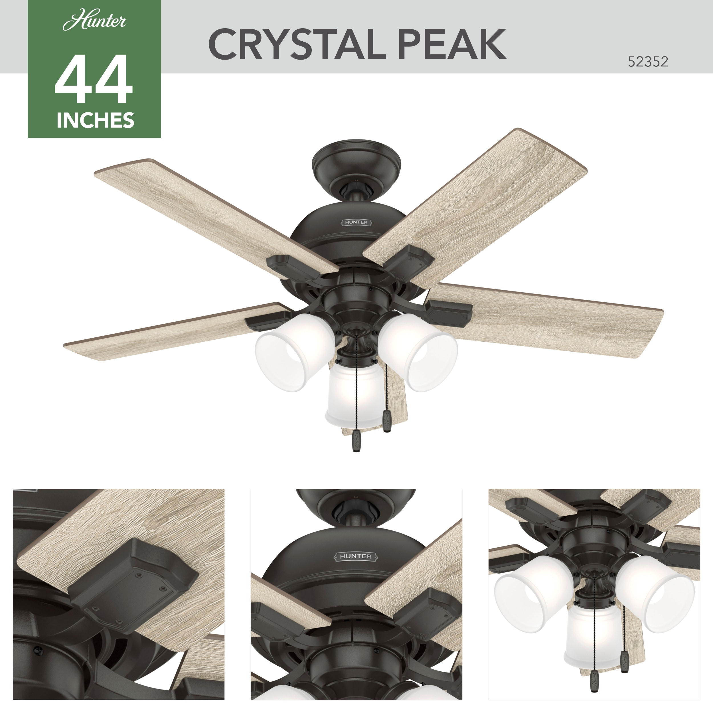 Hunter 52352 Ceiling-Fans - View #2