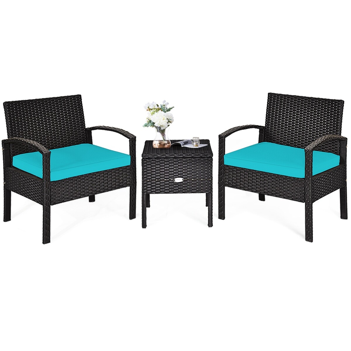 Forclover HYFE-63757WH Patio-Conversation-Sets - View #12