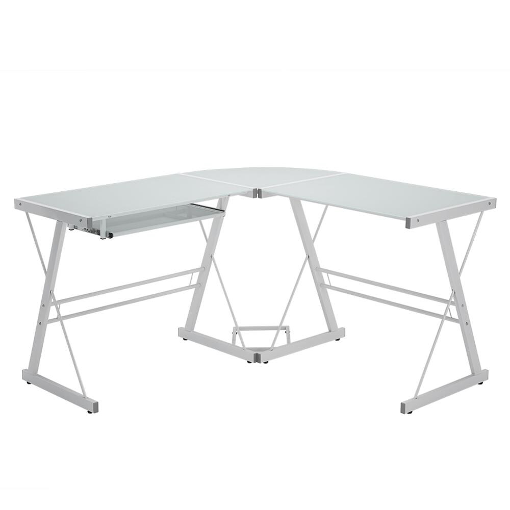 Walker Edison LW51W29 51-in White Corner Desk